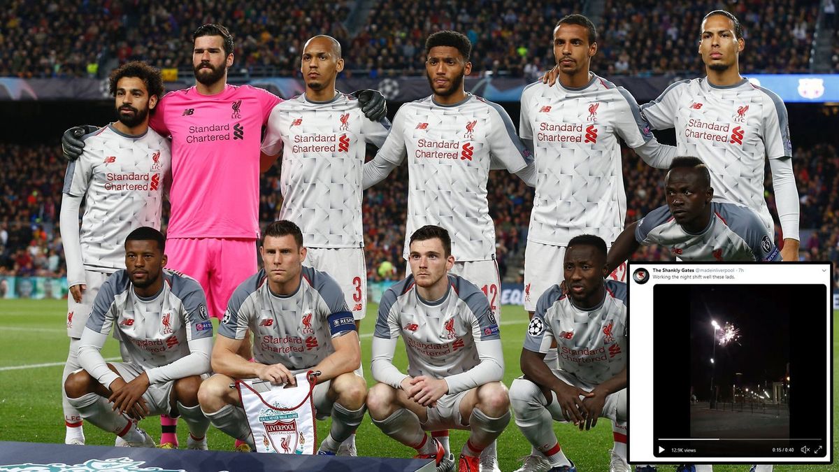 Nicht die feine englische Art! Liverpool-Anhänger Feuerwerk