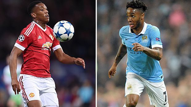 
                <strong>Linkes offensives Mittelfeld: Anthony Martial vs. Raheem Sterling</strong><br>
                Linkes offensives Mittelfeld: Anthony Martial vs. Raheem Sterling. Auf der anderen Seite trifft der Königstransfer der "Red Devils" auf den teuersten Engländer aller Zeiten. Martial (li.) braucht keinerlei Anlaufzeit und drückt dem Spiel des englischen Rekordmeisters seinen Stempel auf. Davon ist Sterling noch etwas entfernt. Der Franzose schafft den Ausgleich zum 5:5.
              