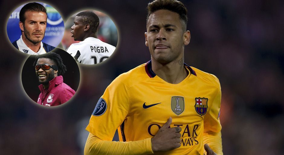 
                <strong>Das sind "Neymars Five"</strong><br>
                Barcelona-Superstar Neymar wählt in der spanischen Zeitung "Sport" seine Top 5. Allerdings geht es nicht um die fußballerische Klasse der Kicker - sondern um die Haarpracht! Diese fünf Jungs haben es dem Brasilianer angetan ...
              