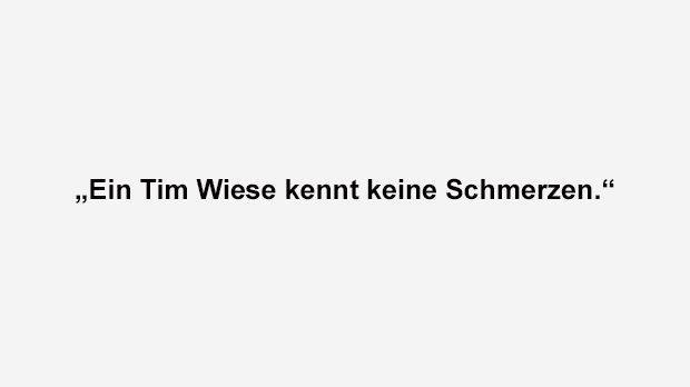 
                <strong>Tim Wiese</strong><br>
                Wiese auf die Frage, wie hart das Training in den USA war. 
              