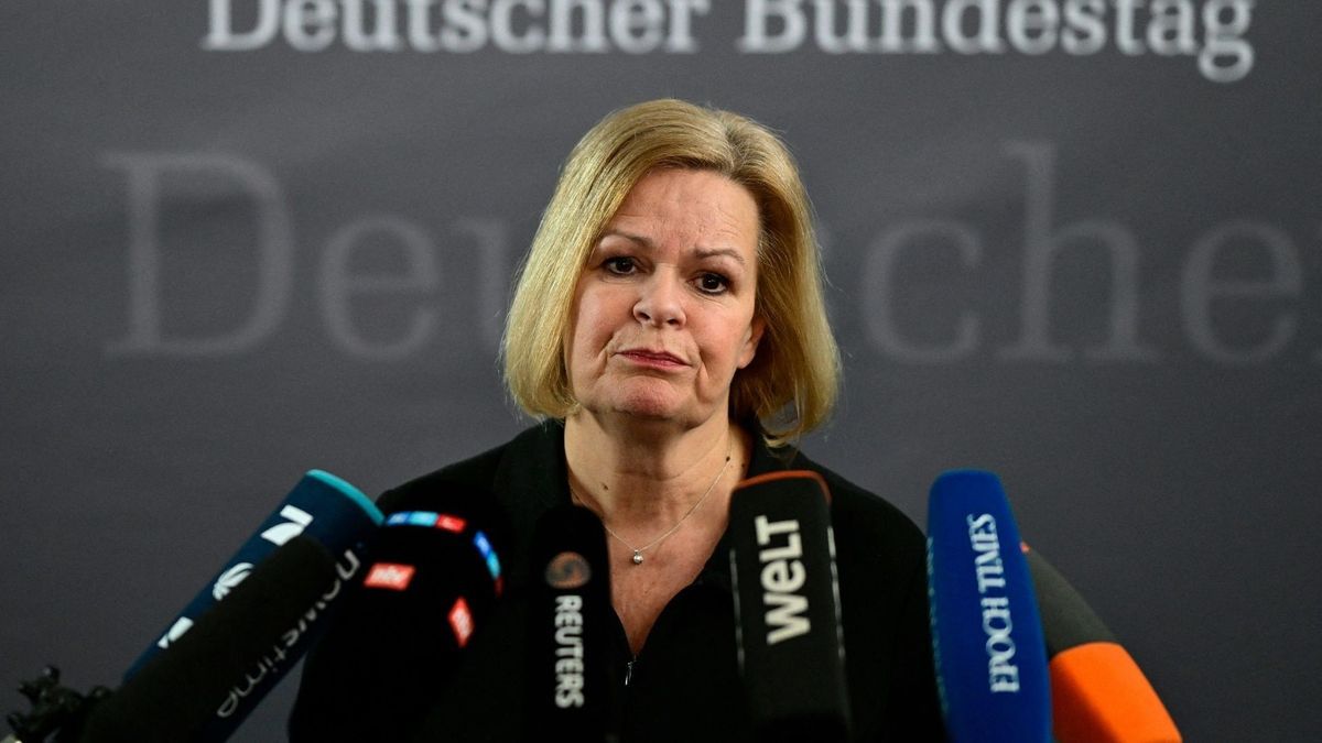 Bundesinnenministerin Nancy Faeser