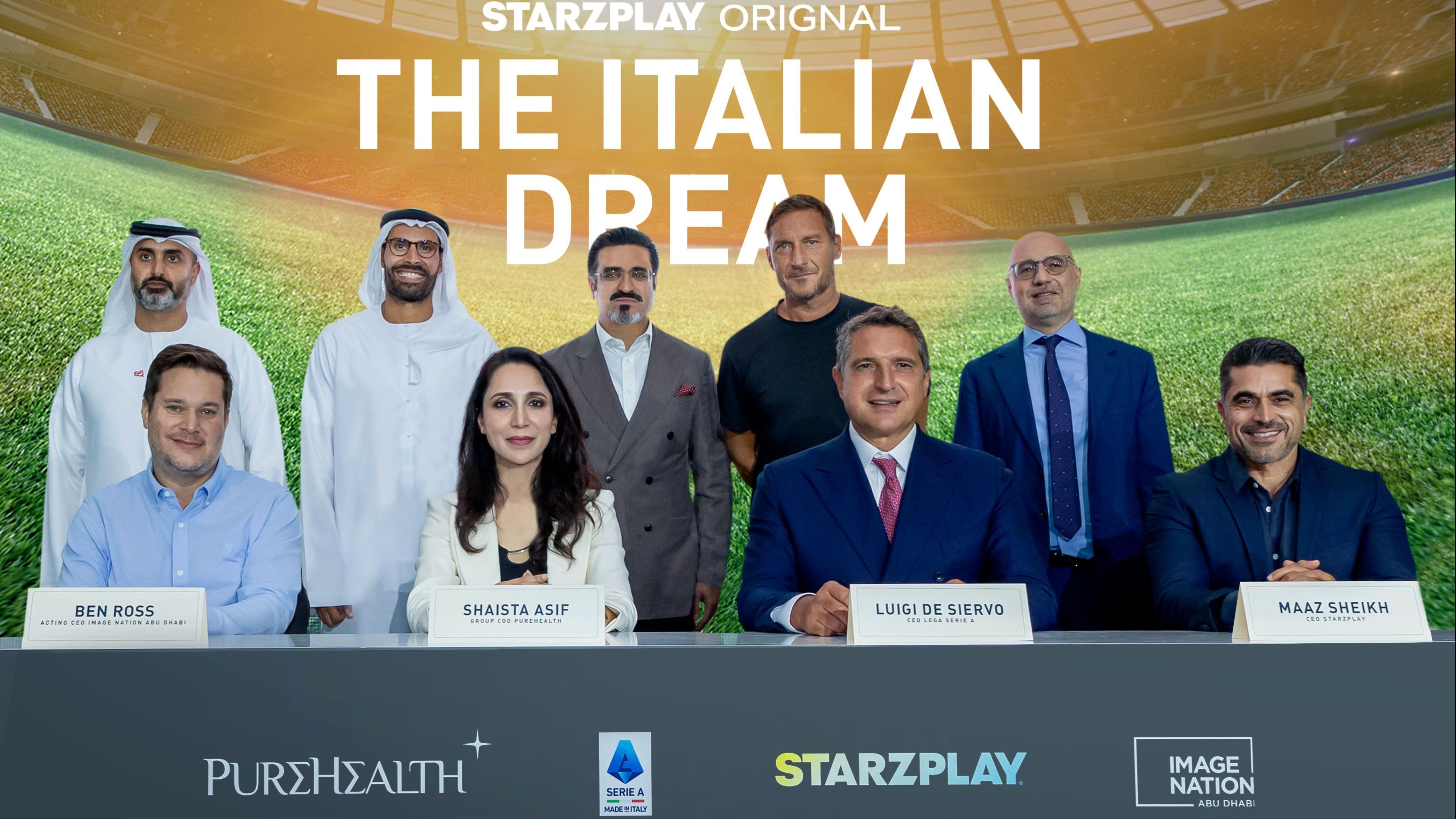 <strong>"The Italian Dream": Serie A startet Fußball-Talentshow&nbsp;</strong><br>Die jungen Fußballer sollen über drei Monate in einer Reihe von Ausscheidungsrunden antreten, teilte die Serie A mit. Außerdem sollen ihnen einige Fußball-Legenden als Mentoren zur Seite stehen - bei der Präsentation der Show war auch Roma-Ikone Francesco Totti anwesend. Der Sieger der Talentshow soll dann einen Jugendvertrag bei einem Serie-A-Klub bekommen.&nbsp;