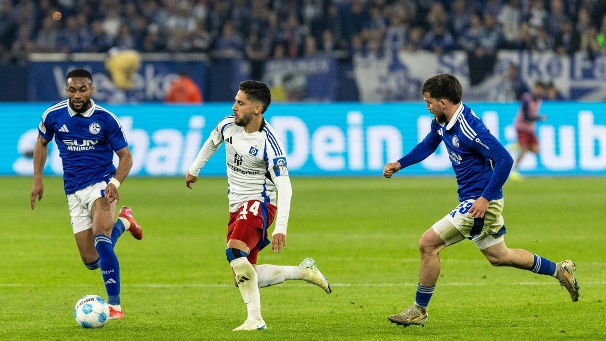 Der HSV verpasst einen Sieg auf Schalke