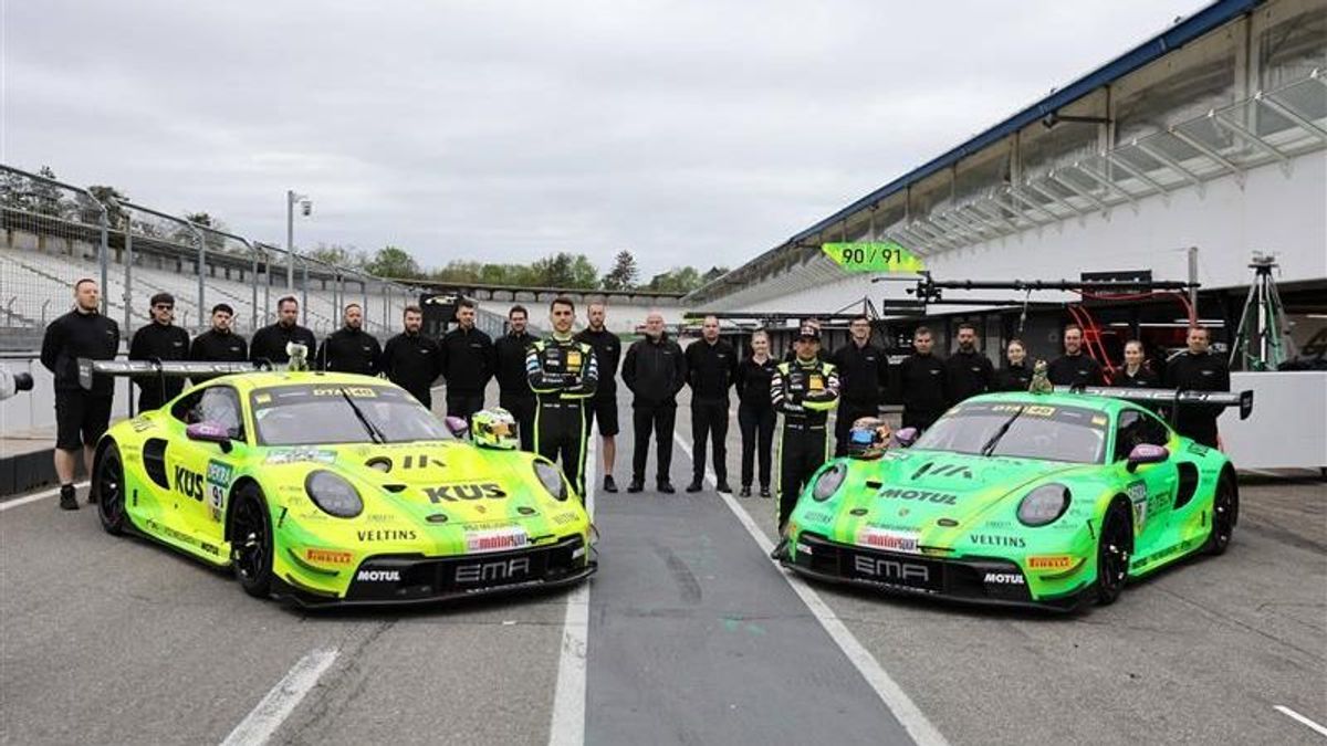 DTM Thomas Preining Ayhancan Güven Porsche Testfahrten 2024