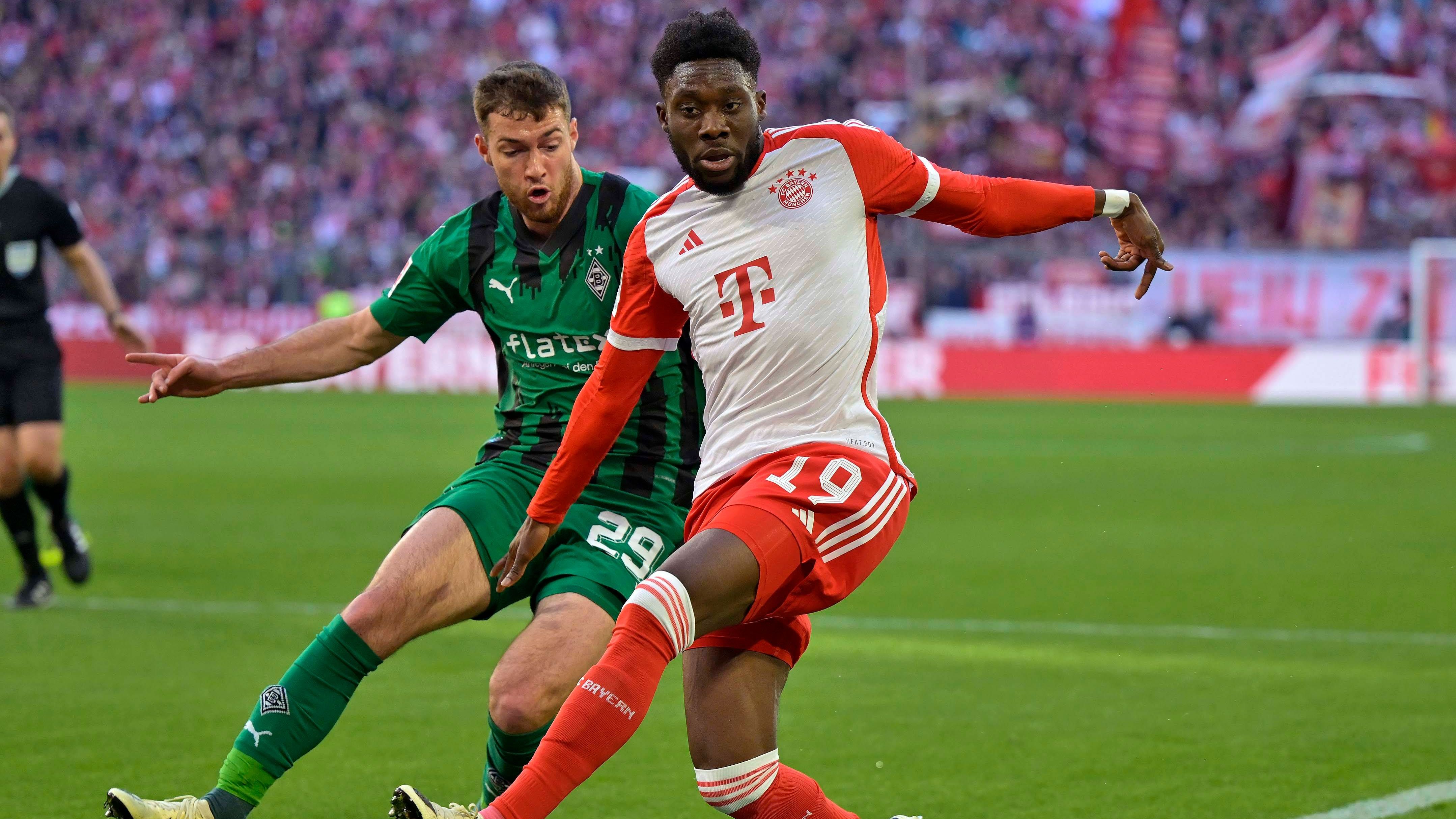 <strong>Alphonso Davies</strong><br>Der Kanadier erhält nach seinem Treffer in Augsburg wieder den Vorzug vor Guerreiro. Defensiv aber erneut mit Problemen, nach vorne ohne Ertrag. Nach der Pause etwas verbessert. Geht nach 85 Minuten vom Platz. <strong><em>ran</em>-Note: 3</strong>