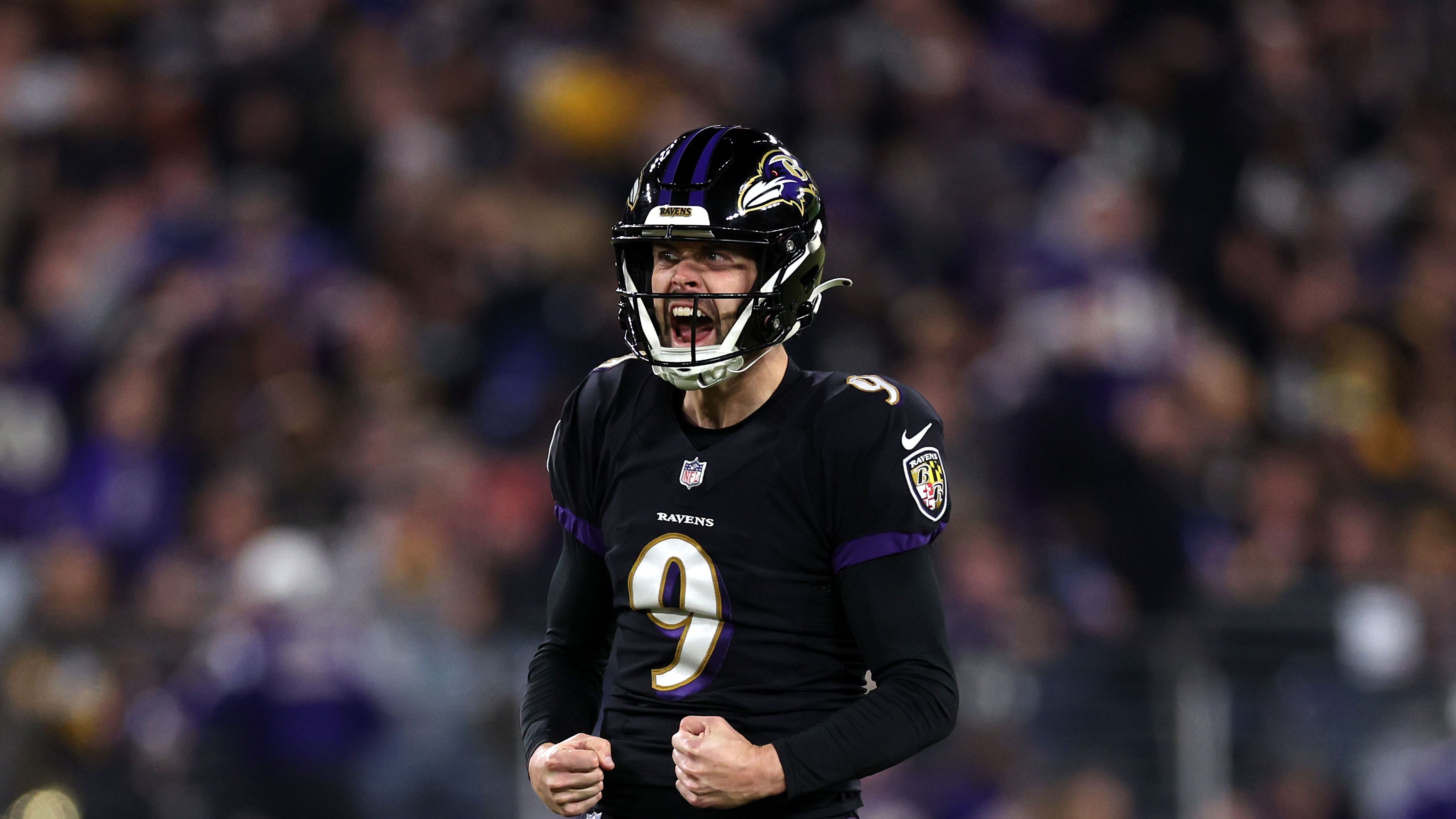 <strong>Platz 2: Justin Tucker</strong><br> Field Goal Quote: 89,930 Prozent<br> Aktiv von: 2012 – <strong>heute</strong> <br> Team: <strong>Ravens</strong>