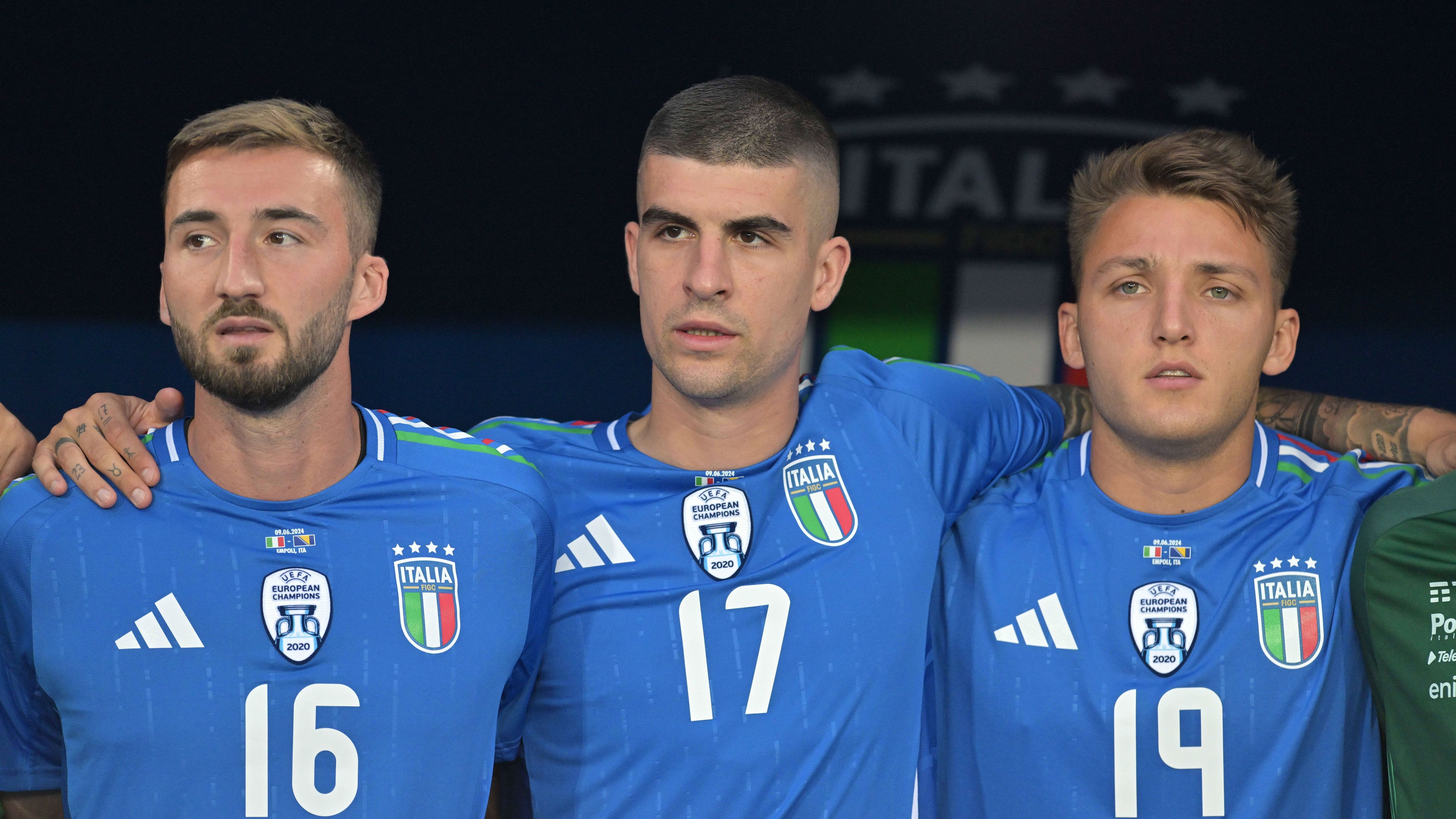 <strong>International: AS Roma (9 Spieler)</strong><br>- Bryan Cristante, Gianluca Mancini, Lorenzo Pellegrini, Stephan El Sharaawy (alle Italien)<br>- Romelu Lukaku (Belgien)<br>- Nicola Zalewski (Polen)<br>- Rasmus Kristensen (Dänemark)<br>- Zeki Celik (Türkei)<br>- Rui Patricio (Portugal)