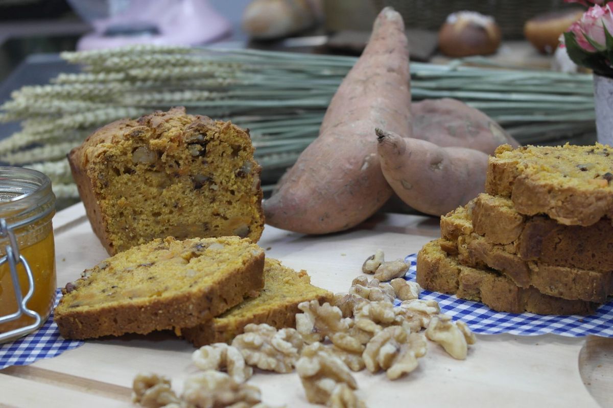 Das Rezept aus Enie backt: Brot mit Süßkartoffeln