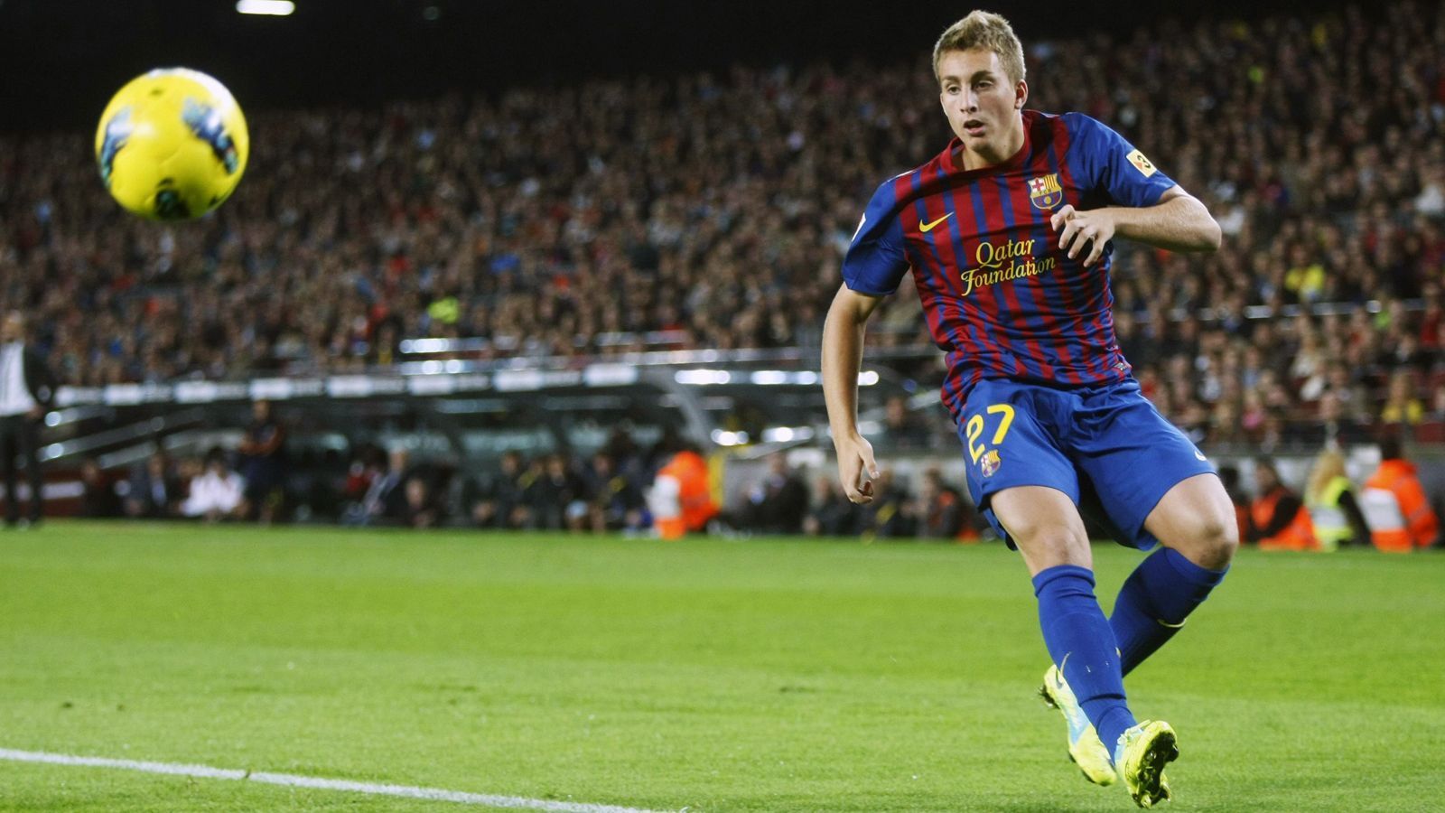 
                <strong>Platz 8 - Gerard Deulofeu</strong><br>
                Alter beim Debüt: 17 Jahre, sieben Monate, 16 TageDebüt beim Spiel FC Barcelona - RCD Mallorca 5:0 (29. Oktober 2011)Spielt heute für: FC Watford
              