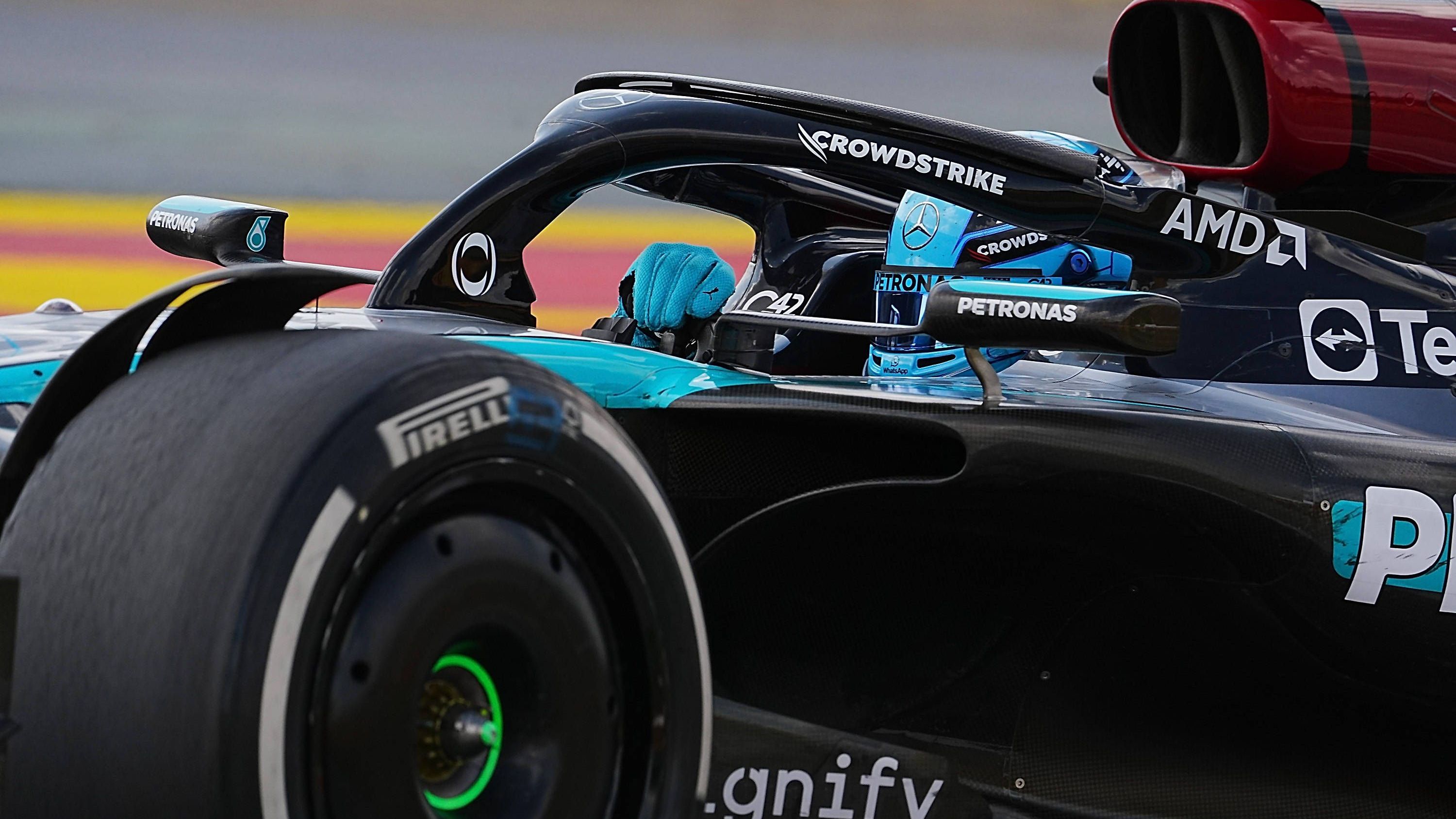 <strong>Platz 7: George Russell (Mercedes-AMG Petronas Formula One Team)</strong><br>+0,52 Sekunden