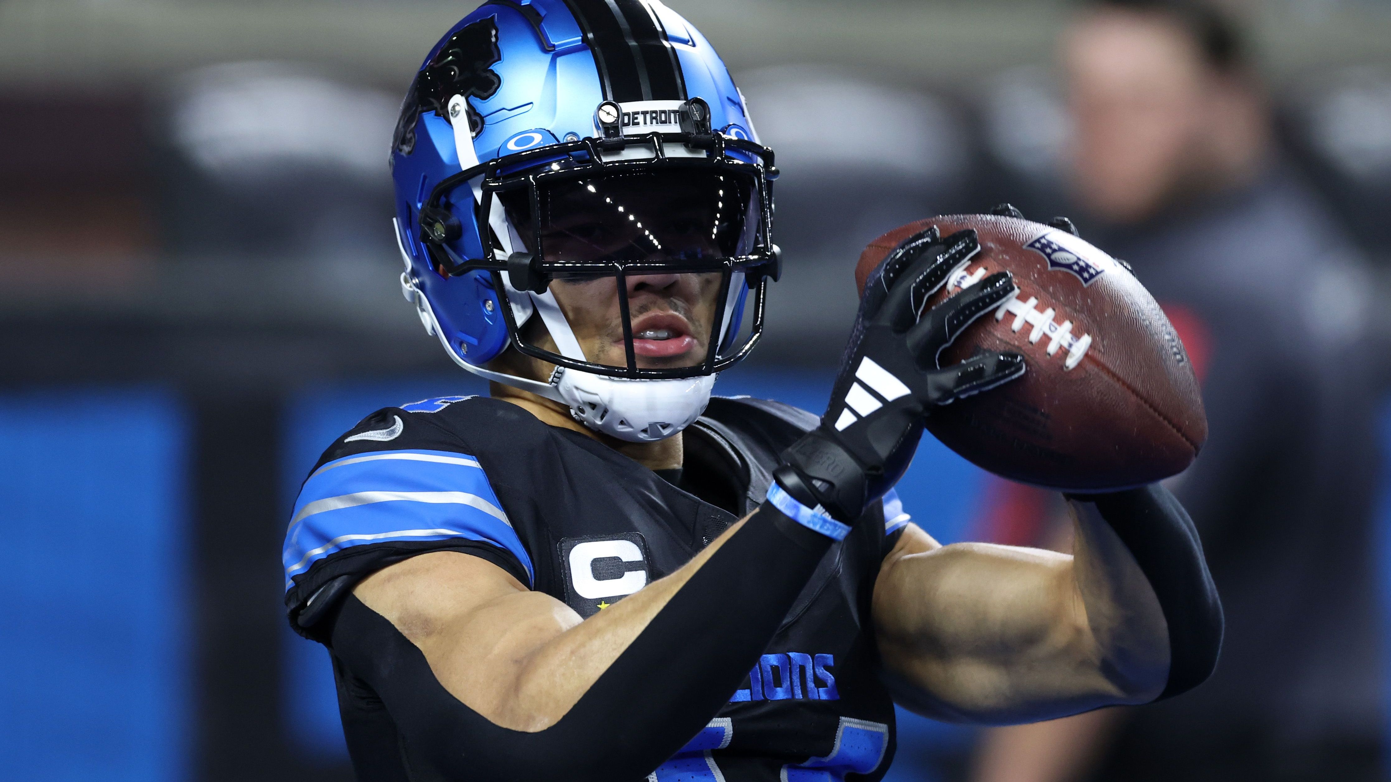 <strong>Platz 6: Amon-Ra St. Brown</strong><br>- Team: Detroit Lions<br>- Ranking 2024: Platz 7
