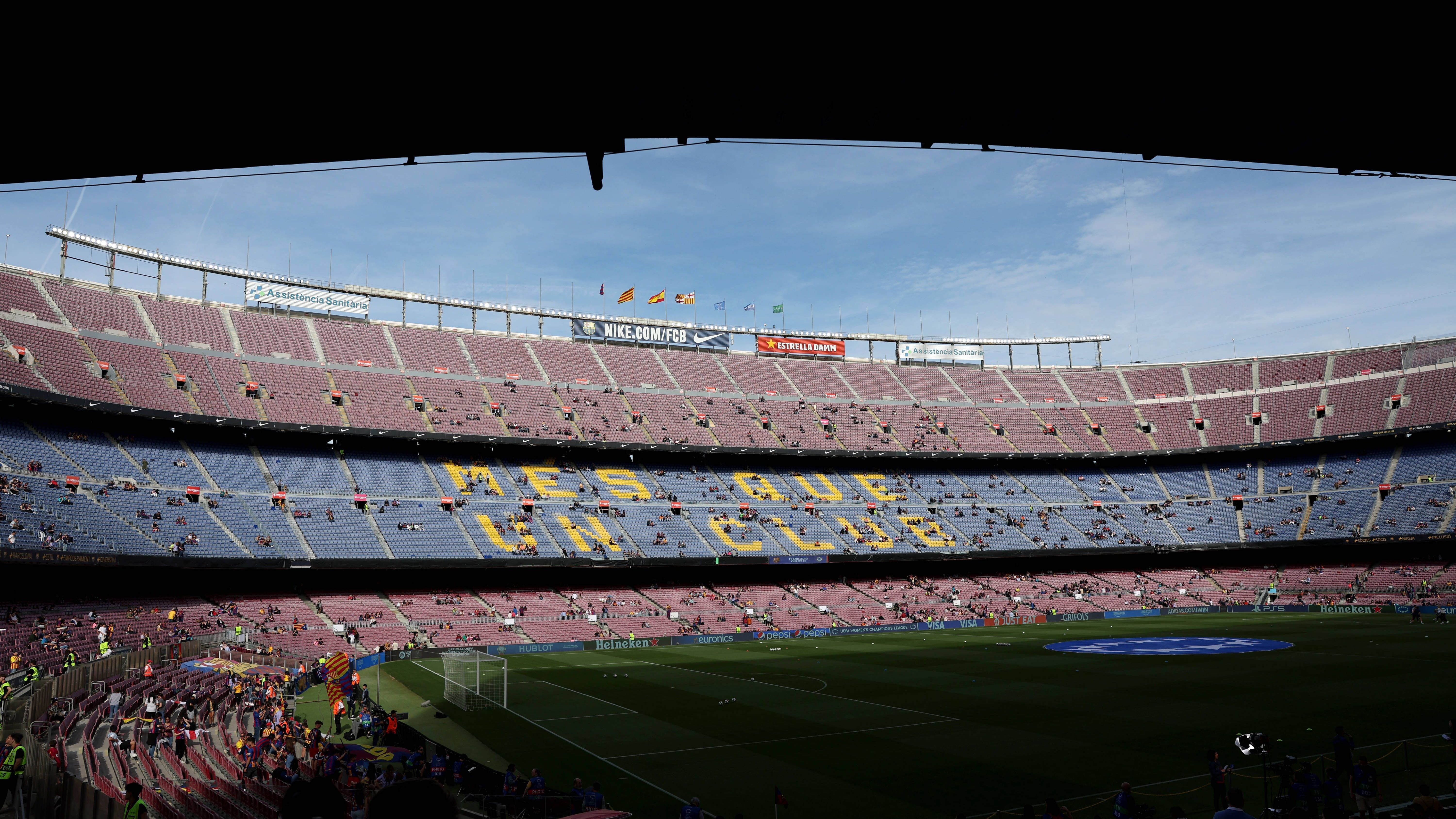 <strong>1. Platz: Camp Nou (Ø 83.273 Zuschauer)<br></strong>Stadt: Barcelona (Spanien)<br>Klub: FC Barcelona (bis Mitte 2023)