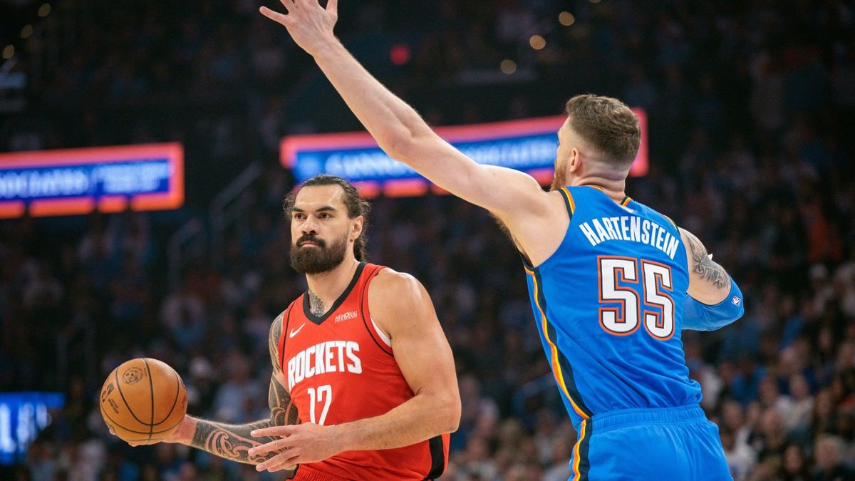 Isaiah Hartenstein (r.) siegt mit Oklahoma City Thunder