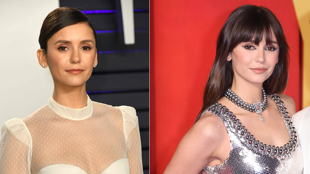 Nina Dobrev bei der "Vanity Fair"-Party im Jahr 2019 (links) vs. 2024.