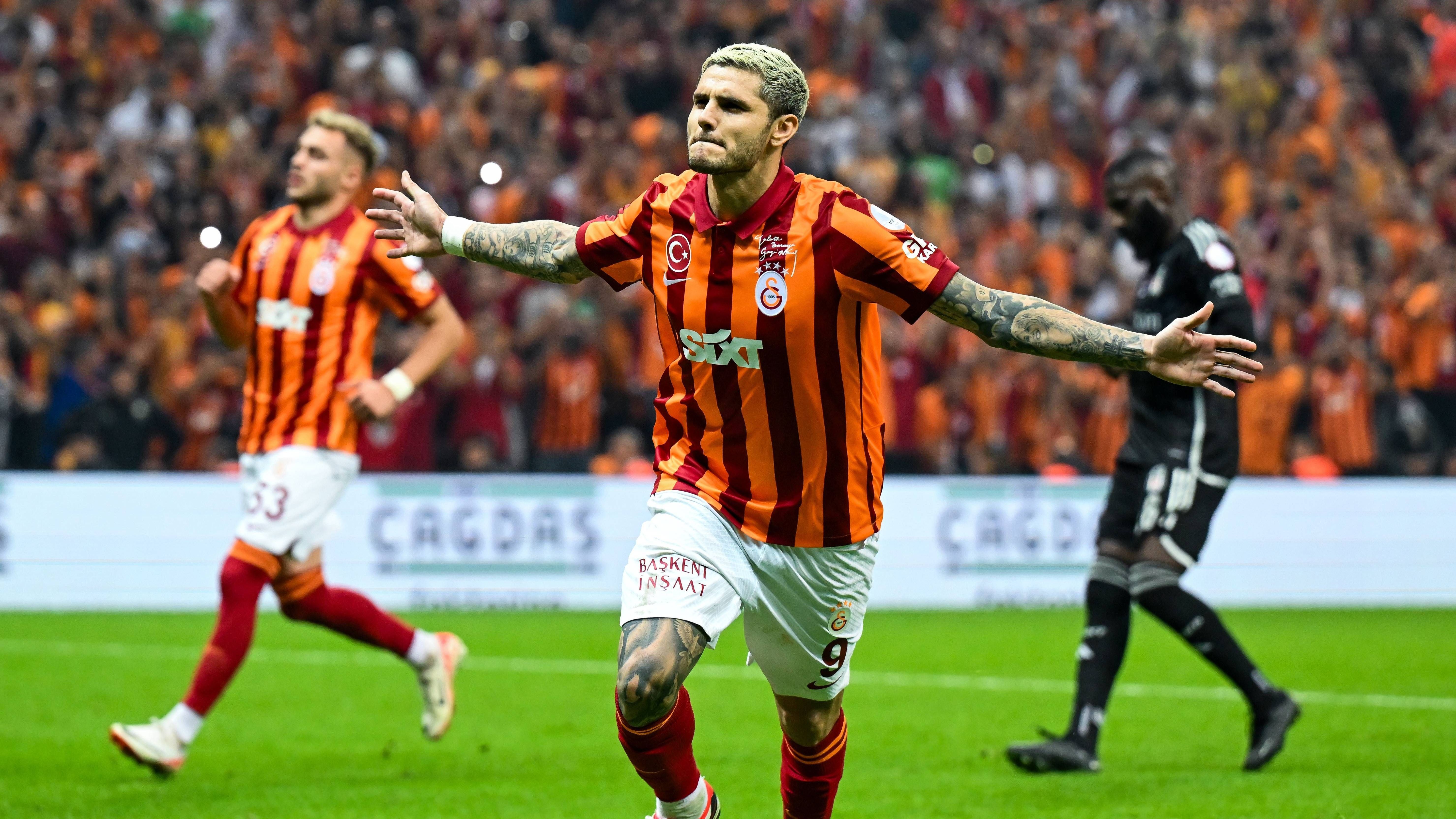 <strong>Mauro Icardi</strong><br>Weiter geht’s im Starensemble mit einer schillernden Persönlichkeit. Mauro Icardi, argentinischer Ex-Nationalspieler, ist der erfolgreichste Torschütze der Mannschaft und führt die Torschützenliste der türkischen Süper Lig an. Aufgrund einer Verletzung droht er aber für das Bayern-Spiel auszufallen.