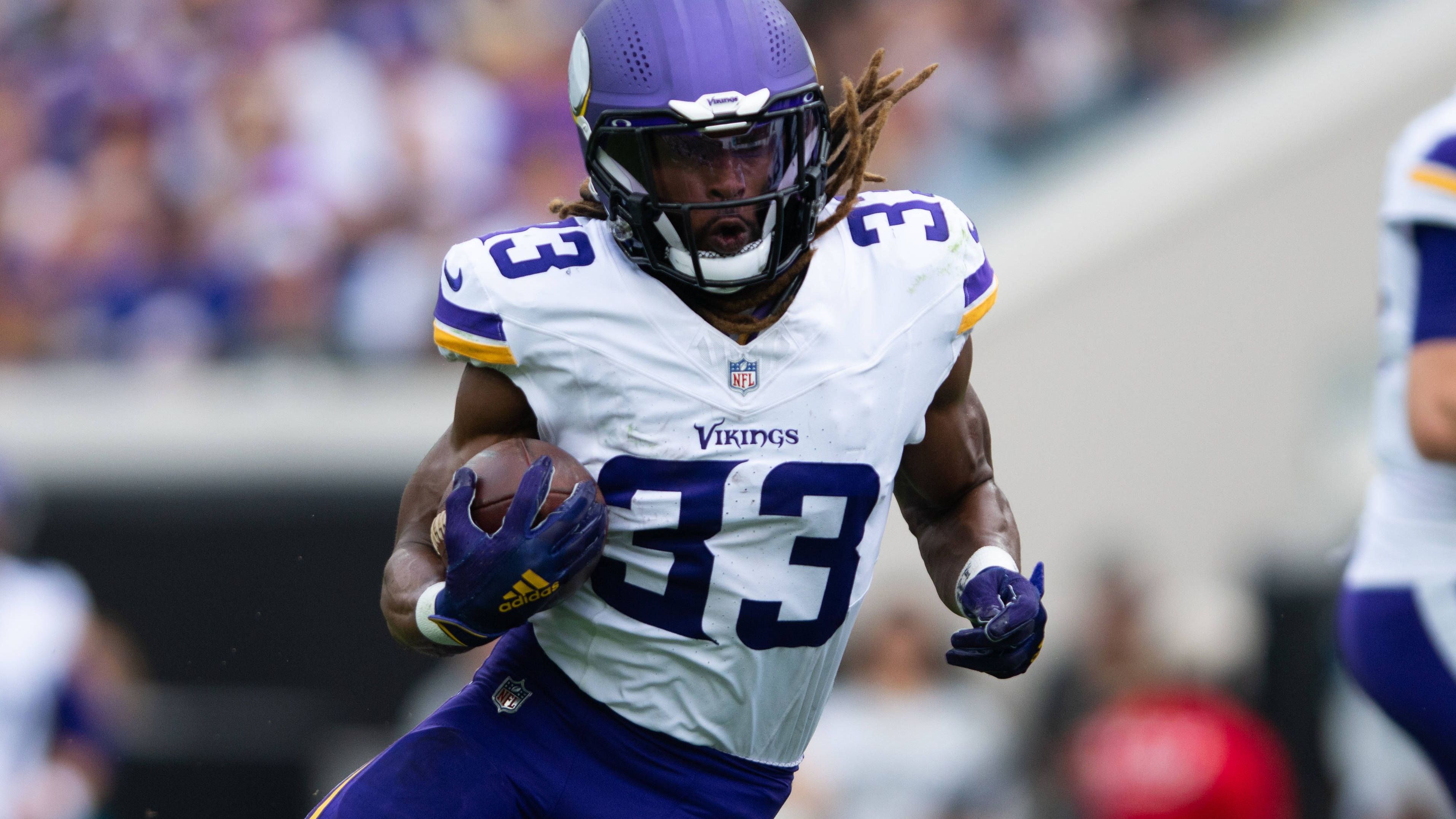 <strong>Aaron Jones (Minnesota Vikings)</strong><br>Distanz: 77 Yards