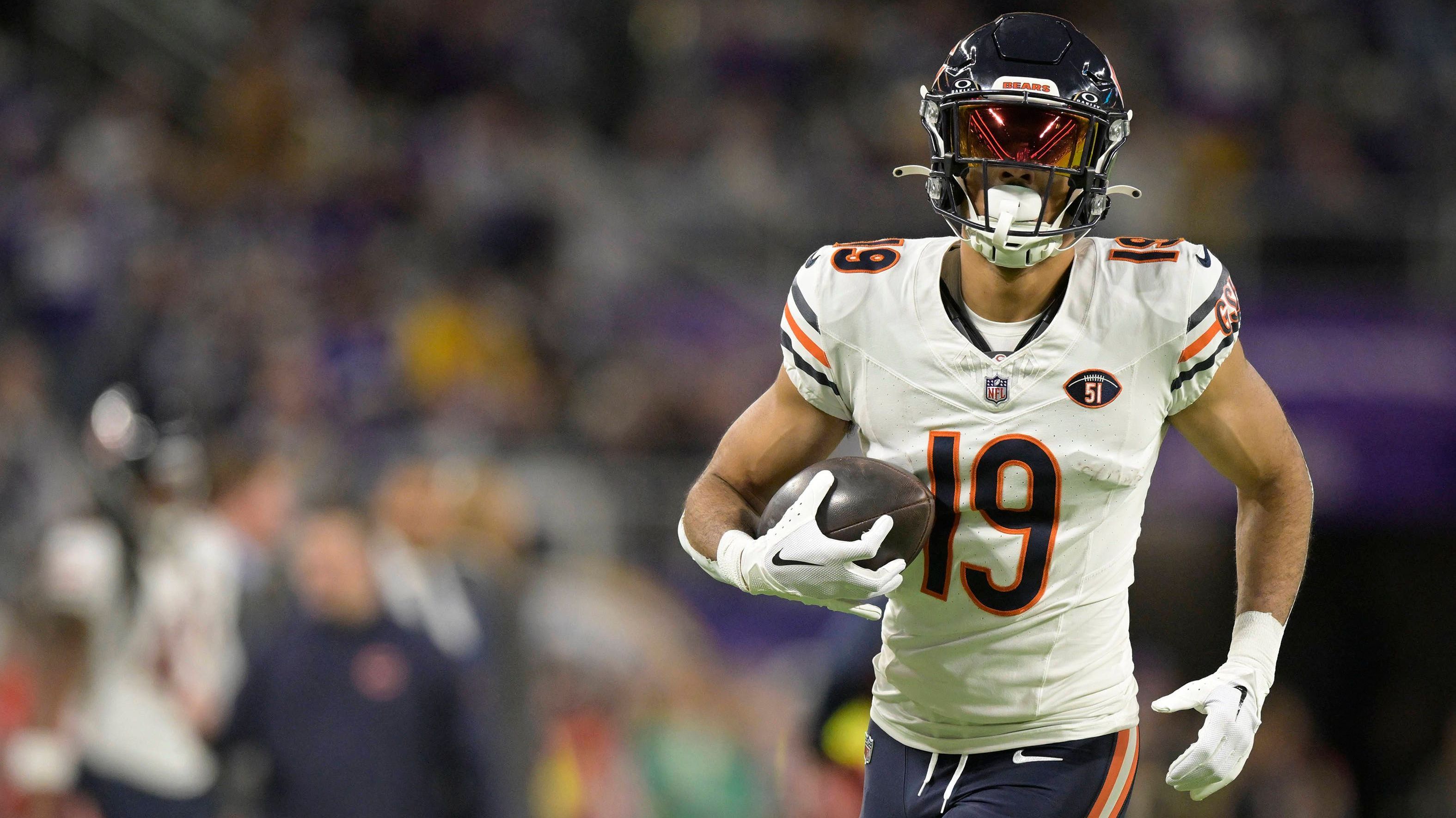 <strong>Equanimeous St. Brown (Chicago Bears)</strong><br><strong>Einstieg in die NFL:</strong> 2018 (Pick 207, Runde 6)<br><strong>Restliche Vertragslaufzeit:</strong> läuft aus<br><strong>Wird Free Agent:</strong> 2024 (Unrestricted Free Agent)<br><strong>Gehalt 2023</strong><strong>:</strong>&nbsp;1.080.000 Dollar