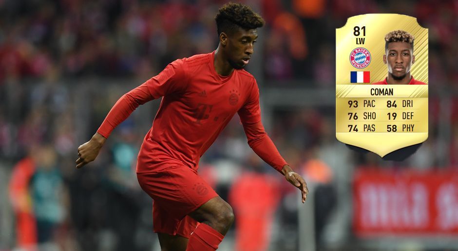 
                <strong>Kingsley Coman</strong><br>
                Platz 9: Kingsley Coman (Bayern München) - Rating FIFA 17: 81 / Plus gegenüber dem Vorjahr: 
              