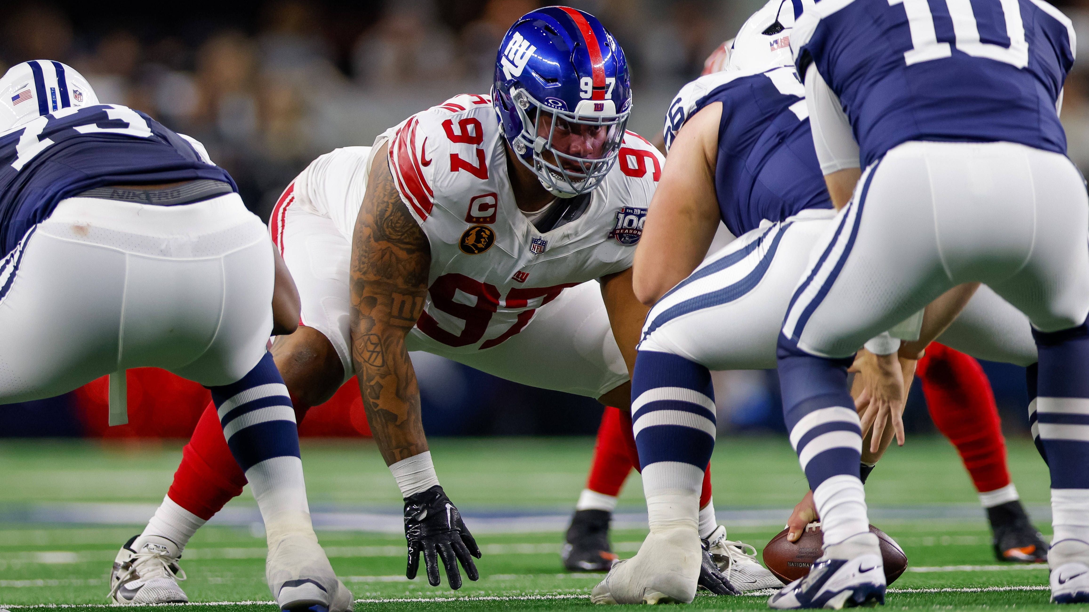 <strong>2 Pro Bowler: New York Giants</strong><br>Dexter Lawrence II (Foto, Defensive Tackle), Malik Nabers (Wide Receiver)