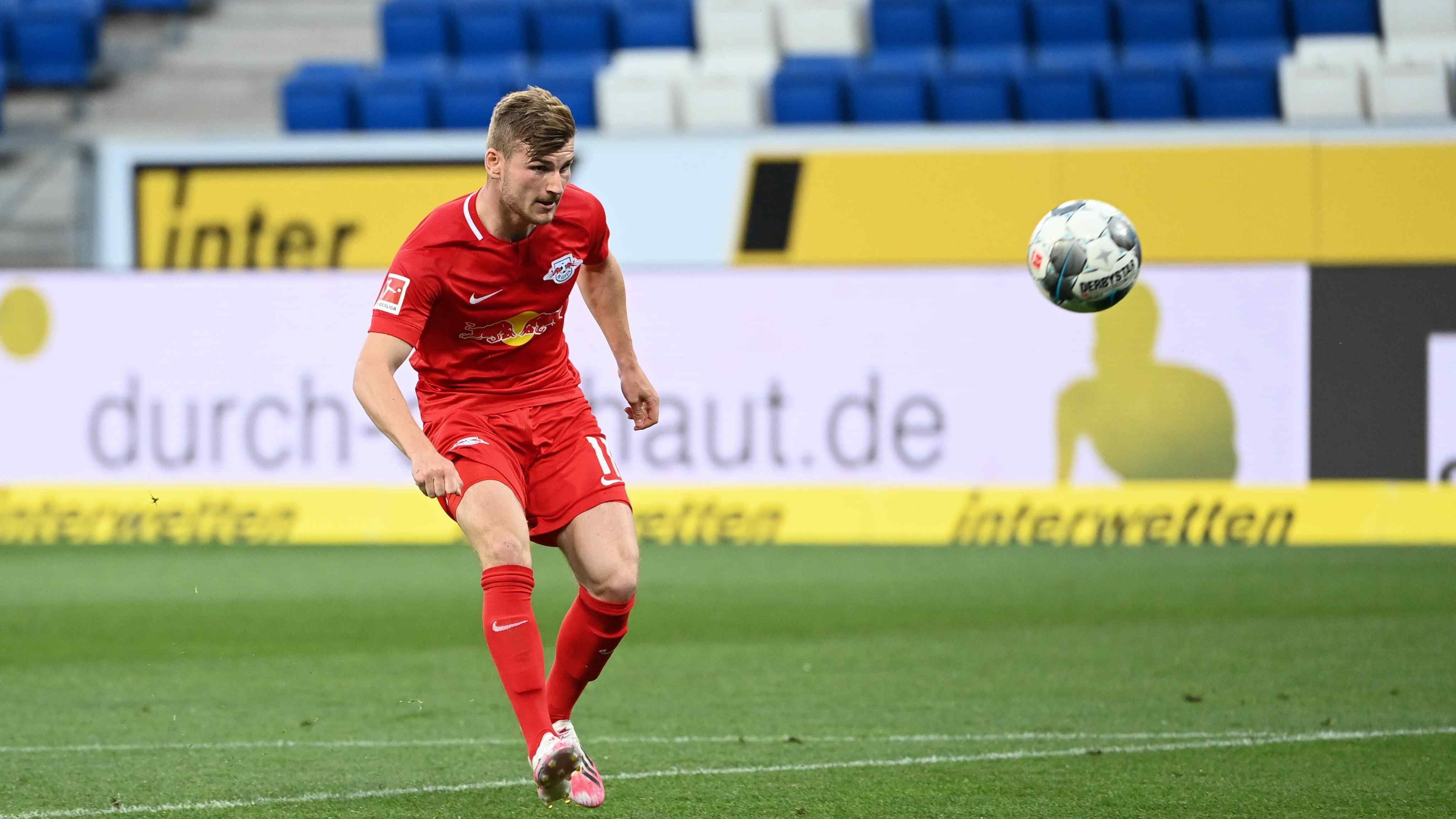 
                <strong>Platz 5: Timo Werner (RB Leipzig) </strong><br>
                Scorer-Punkte: 33Tore: 25Vorlagen: 8Spiele: 31
              