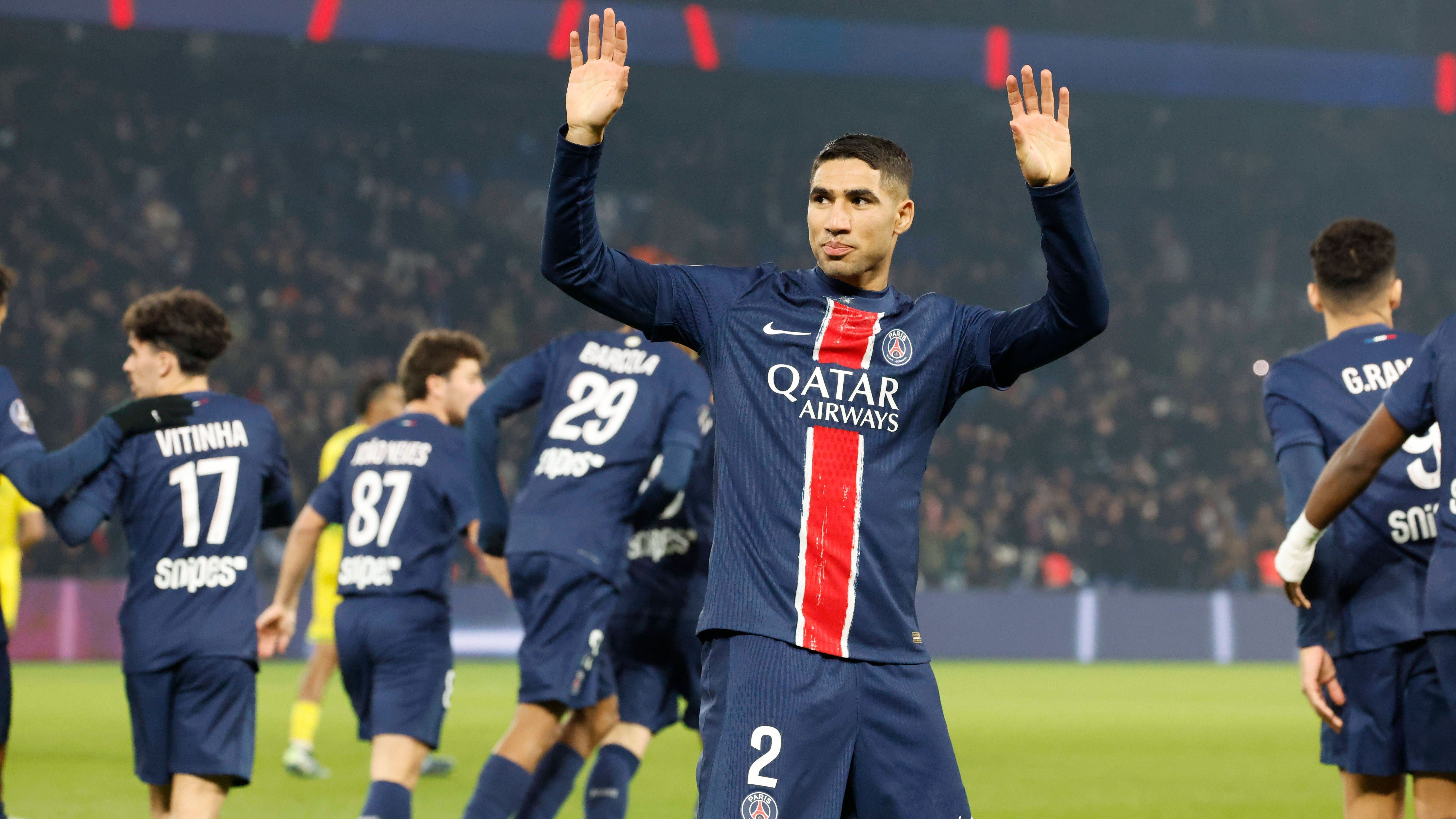 <strong>Paris Saint-Germain (Frankreich)</strong><br>Stars: Achraf Hakimi (RV), Vitinha (ZM), Ousmane Dembele (RA)<br>Qualifikationsgrund: Platzierung im UEFA Ranking