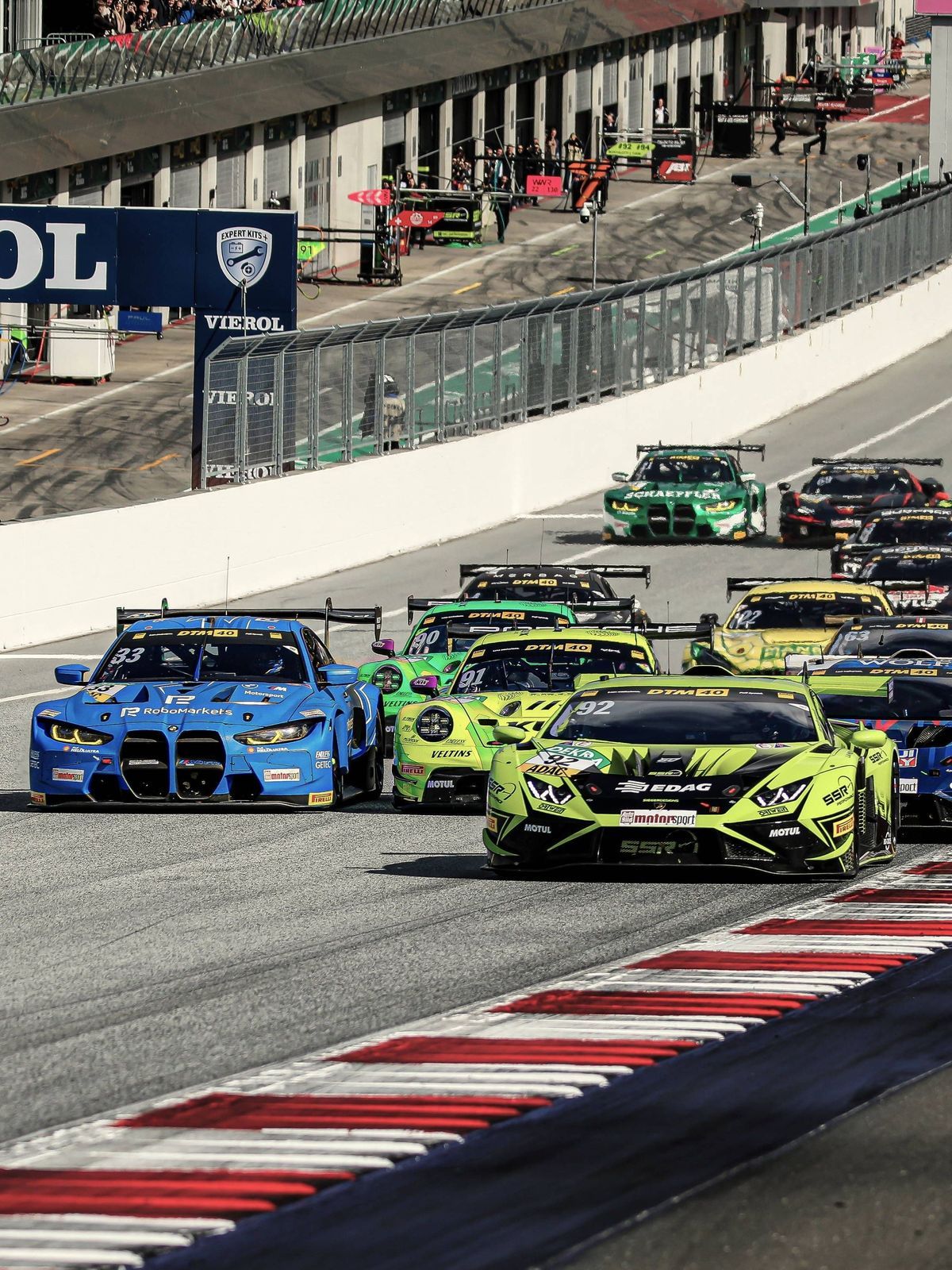 Start Rennen 2 Sonntag Motorsport, DTM 2024, DTM07, Red Bull Ring, Spielberg, Austria, Rennen 2, Sonntag, 29.09.2024 Motorsport, DTM 2024, DTM07, Red Bull Ring, Spielberg, Austria, Rennen 2, Sonnta...