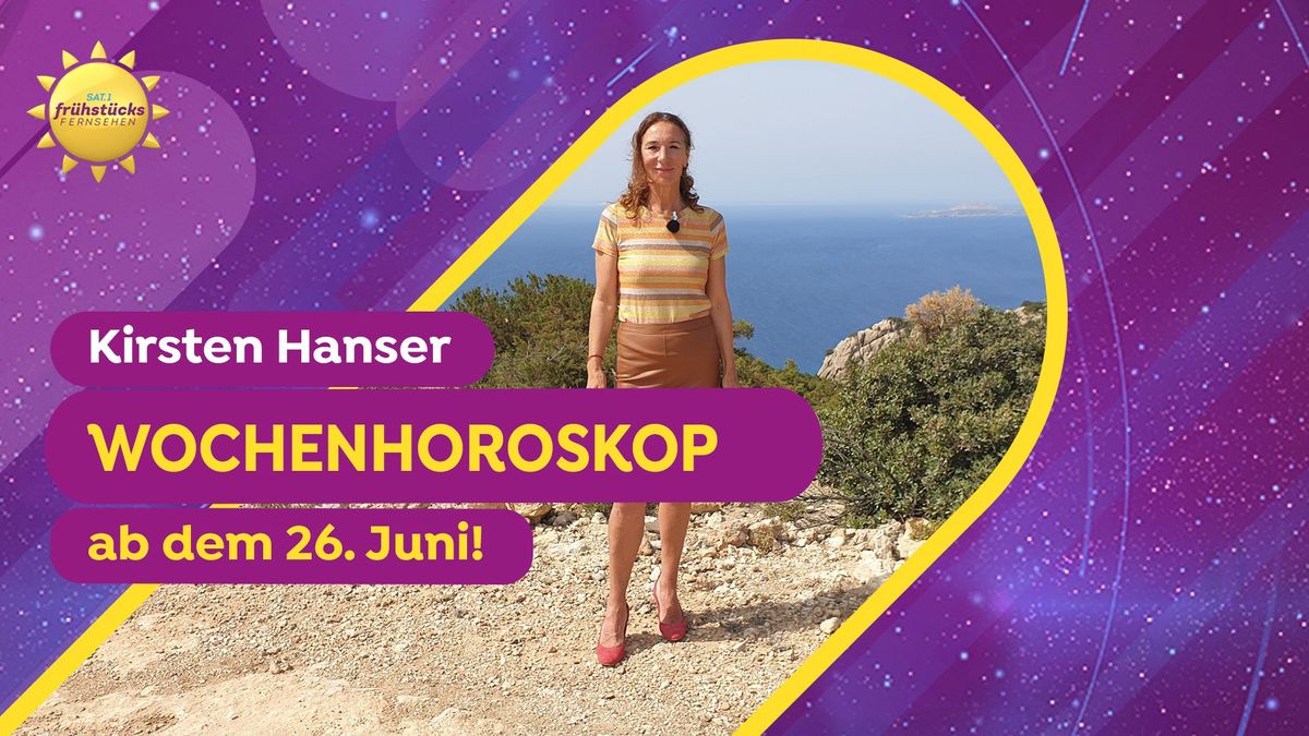 Wochenhoroskop ab dem 26. Juni 2023