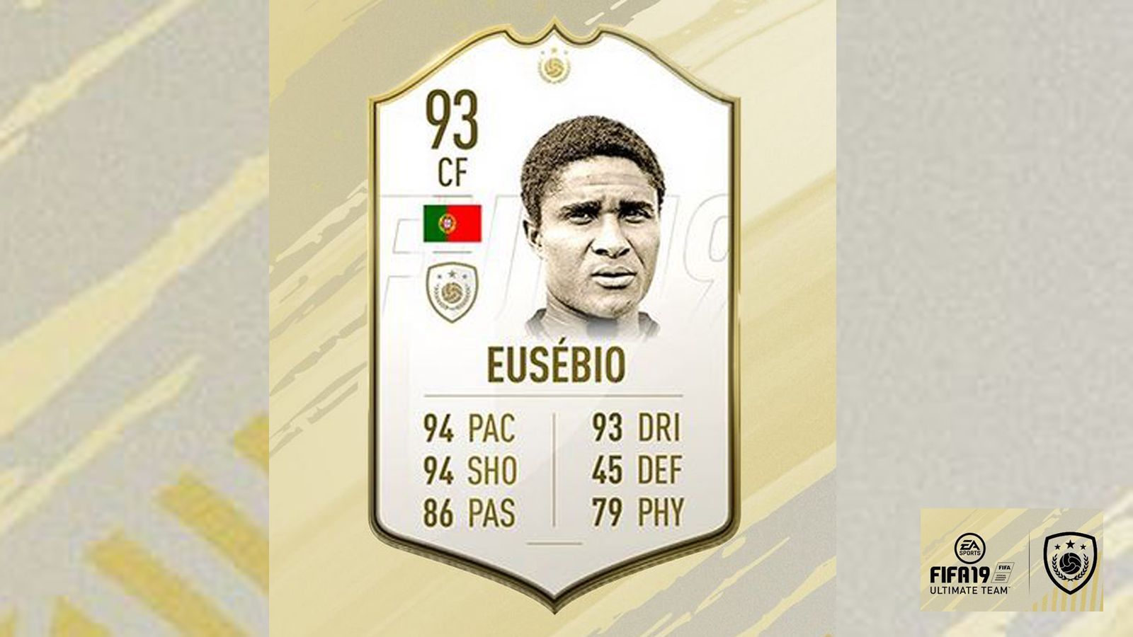 
                <strong>Eusebio</strong><br>
                Eusebio (Portugal)Stärke: 93
              