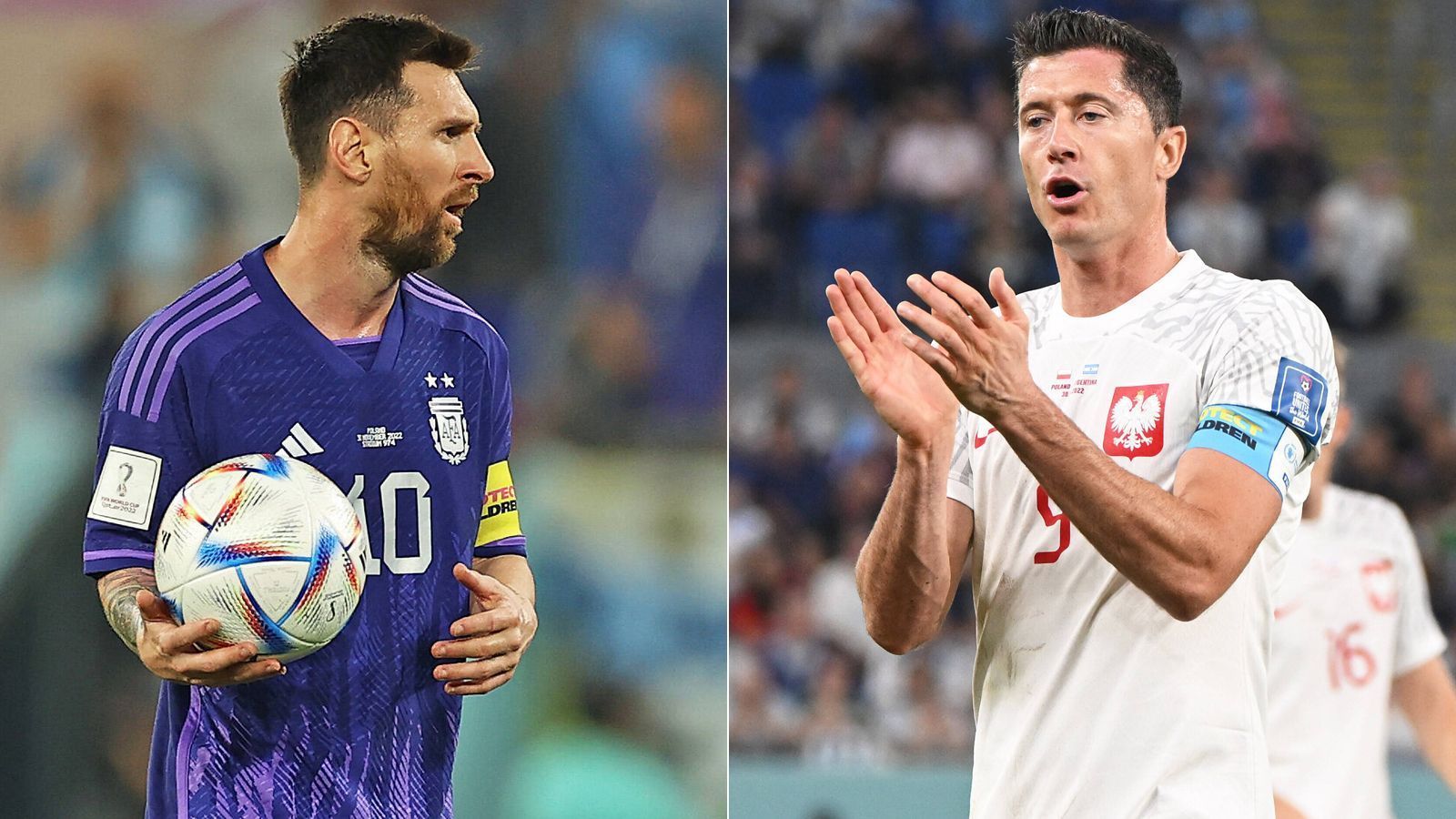 
                <strong>Star-Watch: So lief das Duell Messi vs. Lewandowski</strong><br>
                Was für ein spannender Fußballabend! Polen verliert das letzte Gruppenspiel gegen Argentinien mit 0:2, zieht aber aufgrund der minimal besseren Tordifferenz im Vergleich zu Mexiko ins Achtelfinale ein. Im Blickpunkt stehen natürlich Robert Lewandowski und Lionel Messi. ran hat genau hingeschaut, wie der Abend für die beiden Superstars verlaufen ist.
              