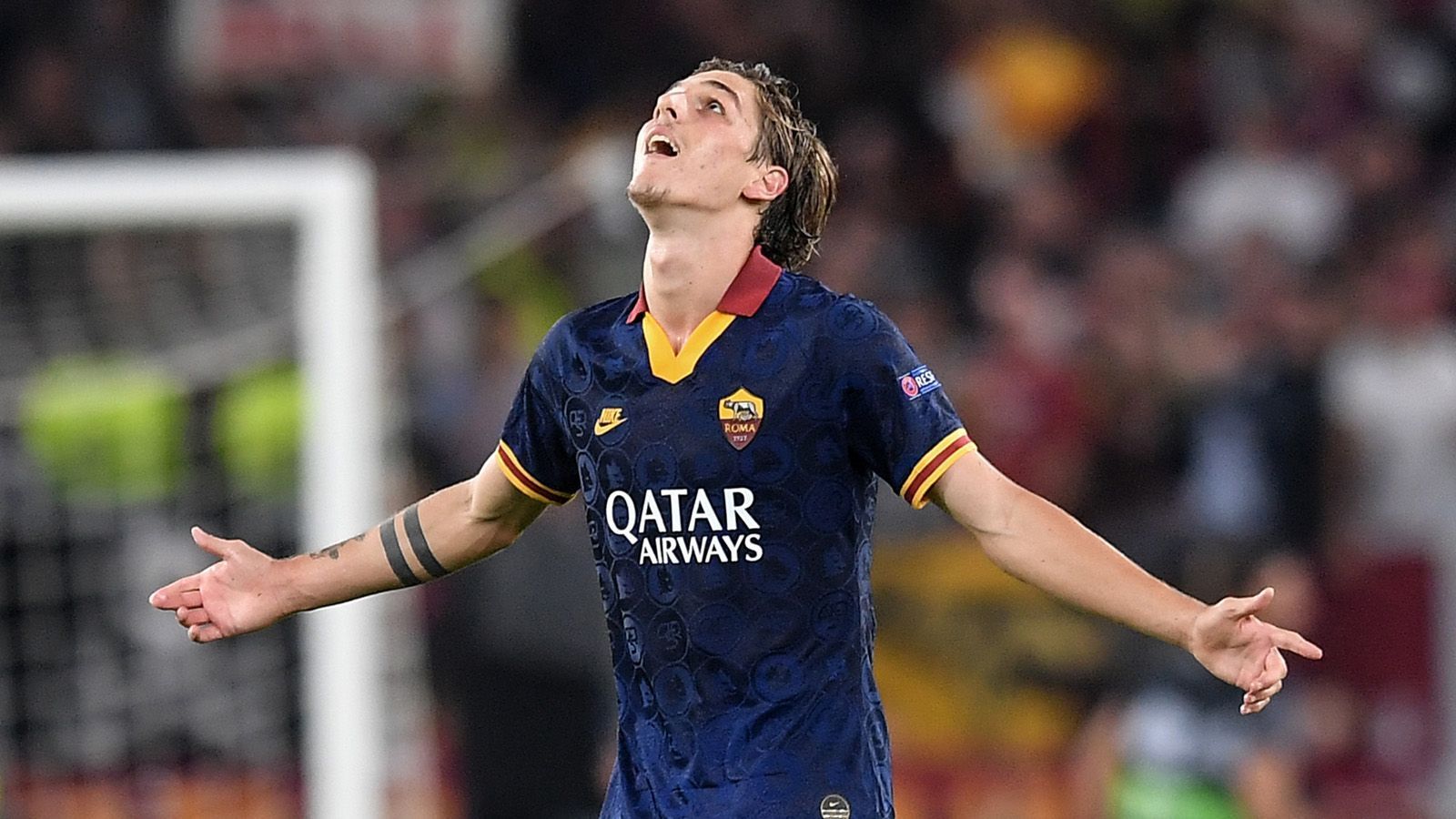 
                <strong>Nicolo Zaniolo </strong><br>
                Alter: 20 JahreVerein: AS RomPosition: Offensives MittelfeldNationalität: Italien
              