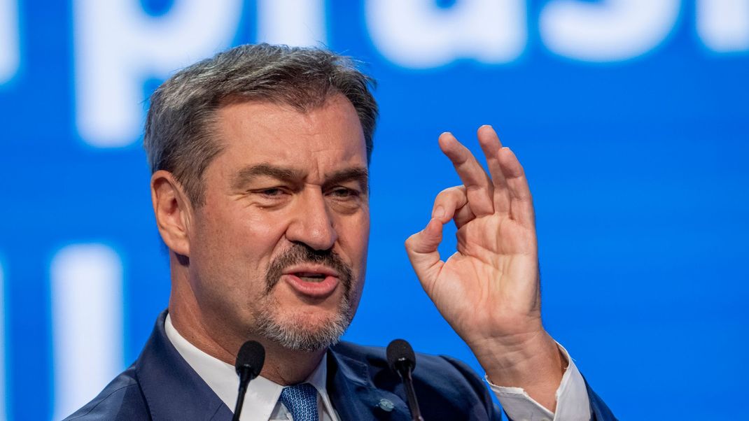 Markus Söder hat eine klare Meinung zu Habecks Kanzlerkandidatur.