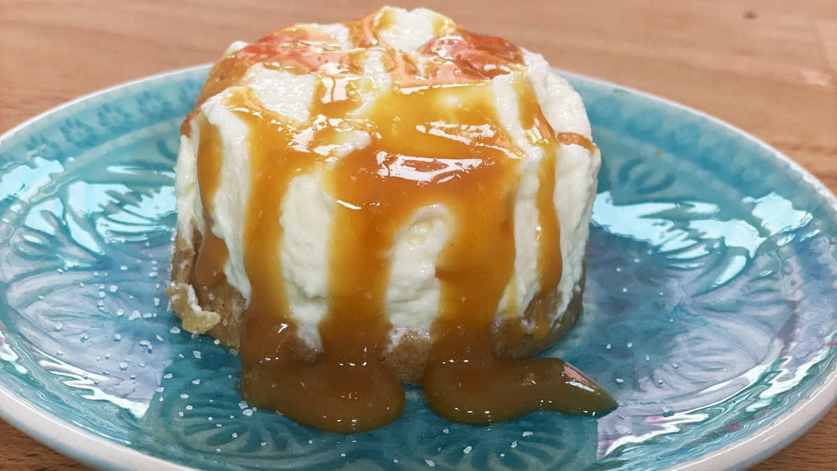 Lynns sündige Salted Caramel Cheesecakes