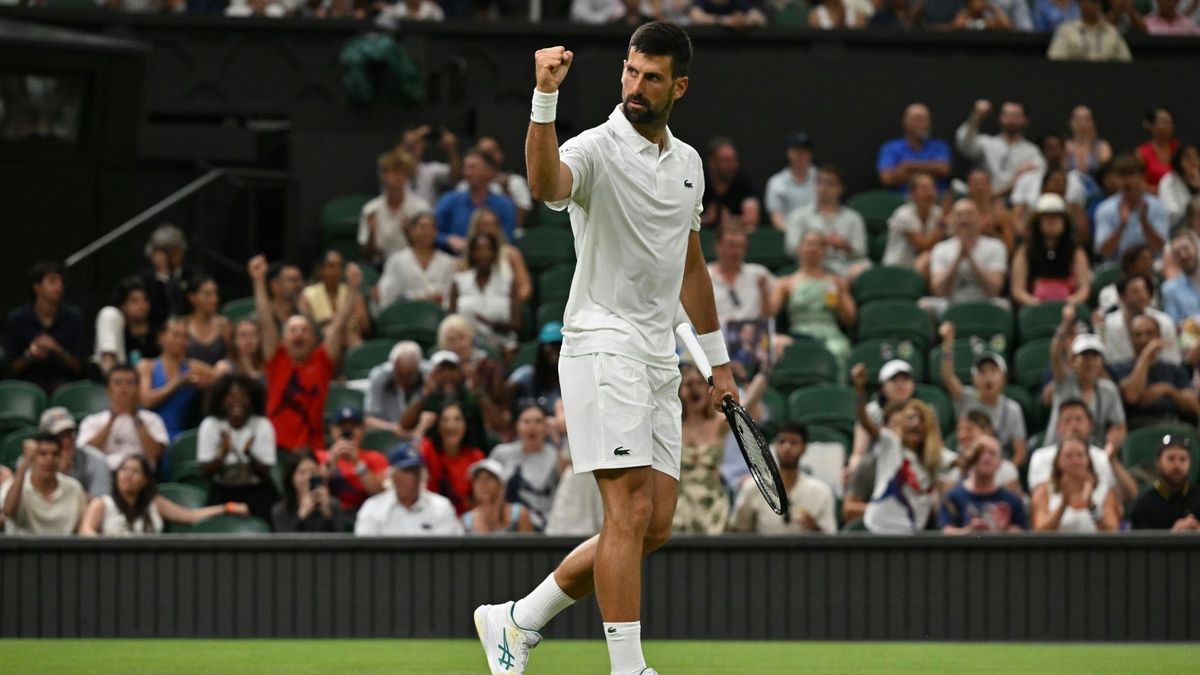 Eine Runde weiter: Novak Djokovic