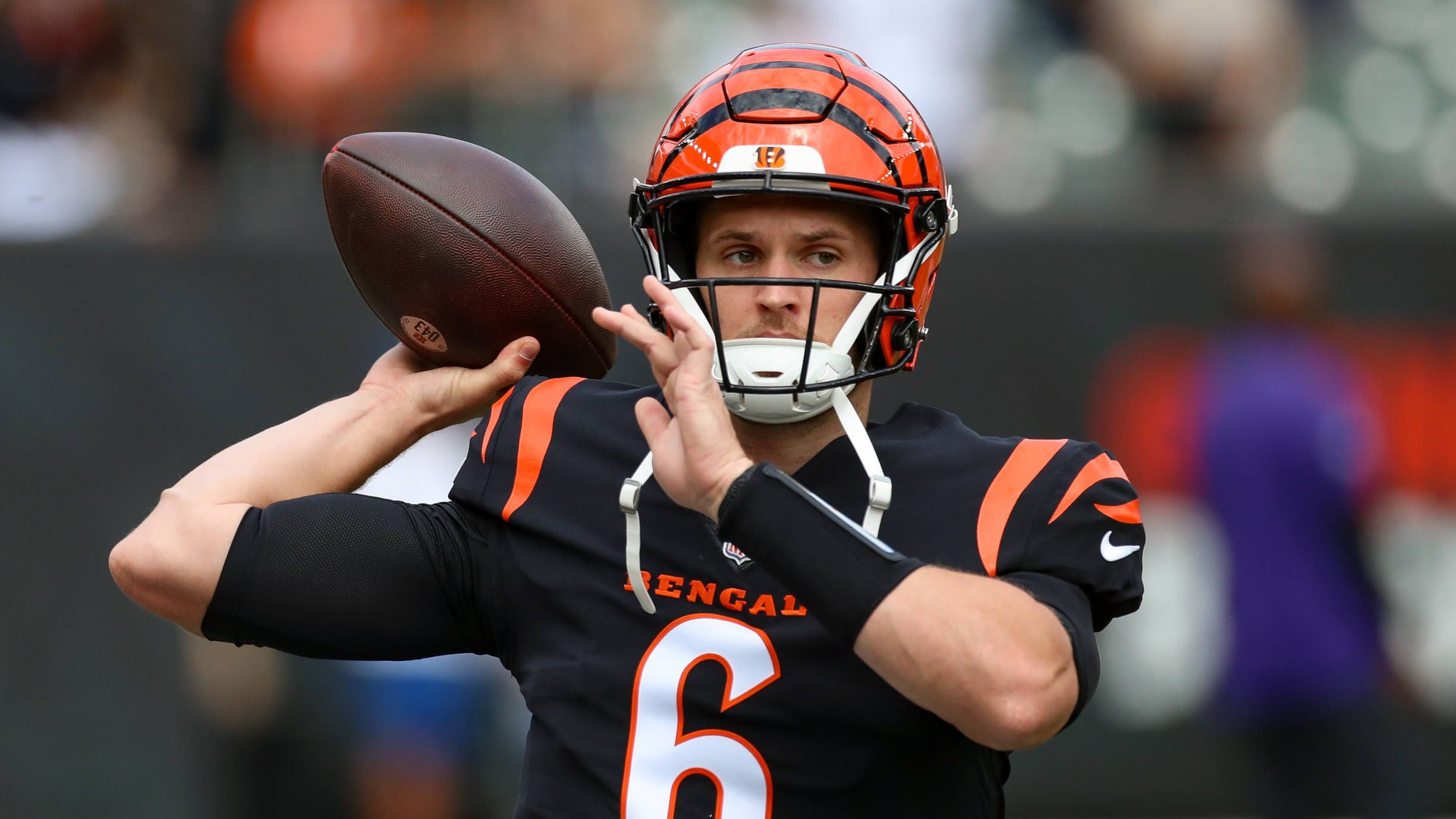 <strong>Platz 31: Cincinnati Bengals<br></strong>Ebenfalls günstig kommen die Bengals weg. Jake Browning erhält <strong>750.000 US-Dollar</strong> in dieser Spielzeit.