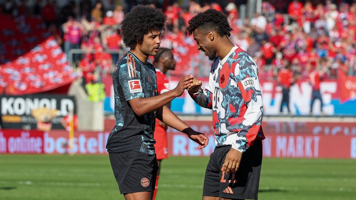 Serge Gnabry und Kingsley Coman (v. l.)