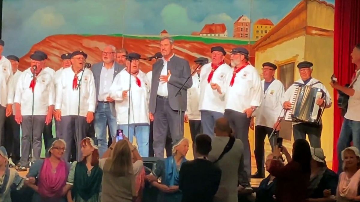 Bayerns Ministerpräsident Söder auf Helgoland