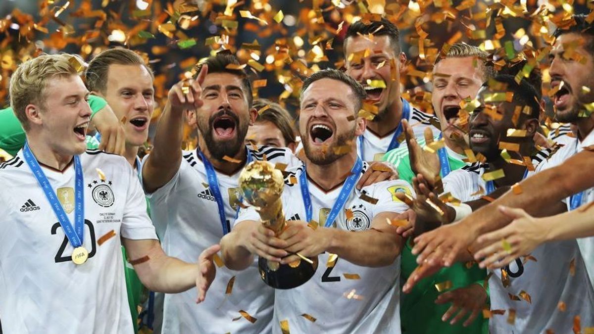Die deutsche Nationalmannschaft triumphiert beim Confed Cup 2017