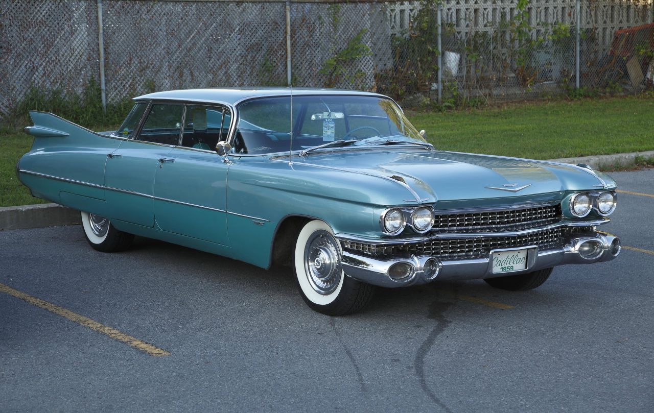 Der Cadillac war ein US-amerikanischer Luxusschlitten. Der Wagen wurde auch Straßenkreuzer genannt. Hier einer aus dem Baujahr 1959.