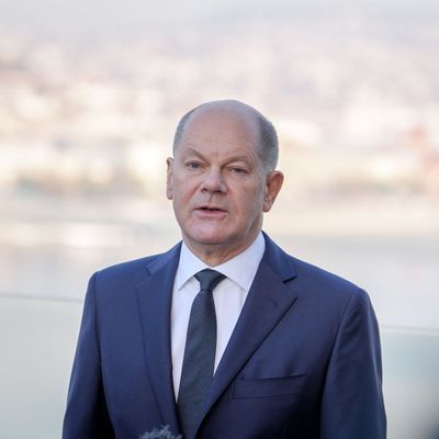 Olaf Scholz in Budapest