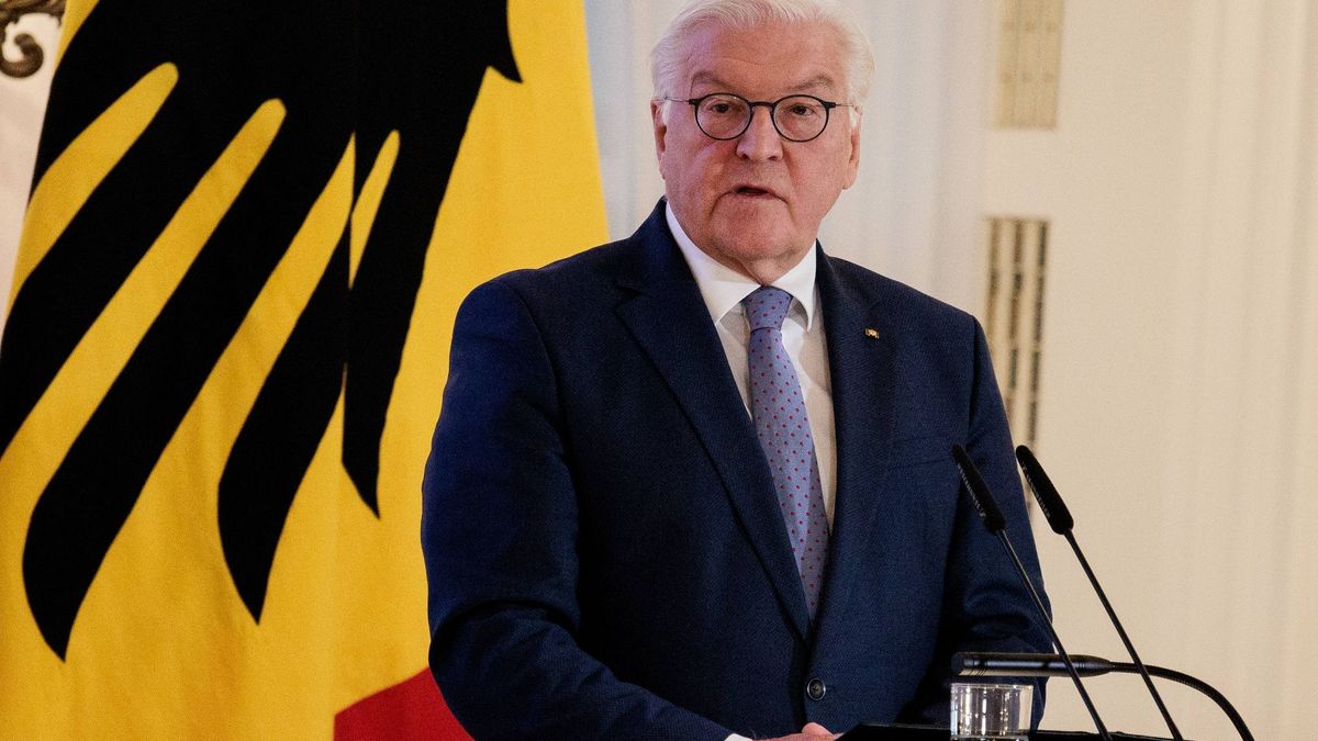 Bundespräsident Steinmeier im Schloss Bellevue