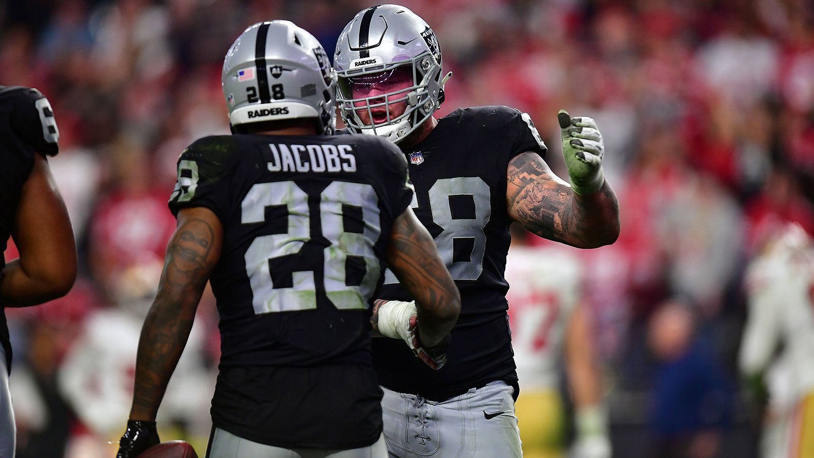 
                <strong>Las Vegas Raiders </strong><br>
                Anzahl der Compensatory Picks:  Pick-Nummer:  (Runde fünf) und  (Runde sechs)
              