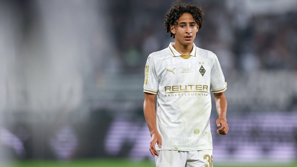 Mohya beim Test gegen Valencia