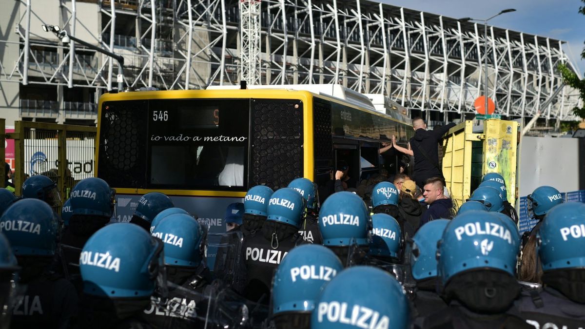 In Rom waren viele Polizisten im Einsatz