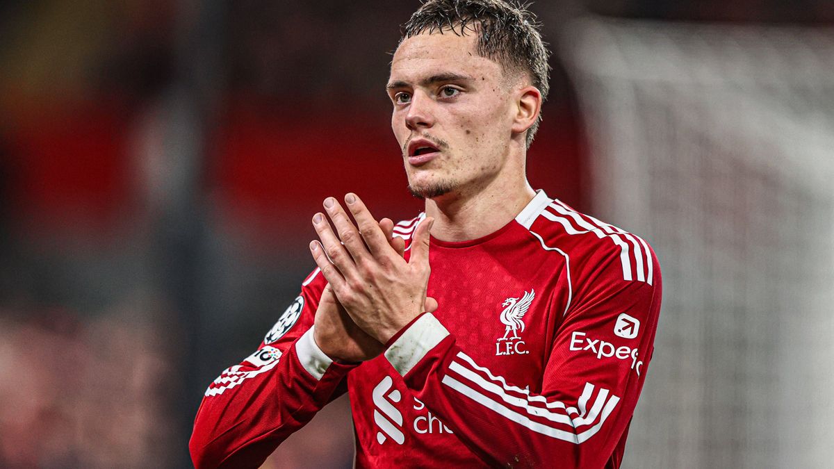 UEFA Champions League Matchday 4 of 8 Liverpool v Real Madrid Florian Wirtz of Liverpool during the UEFA Champions League Matchday 4 of 8 Liverpool vs Real Madrid at Anfield, Liverpool, United King...