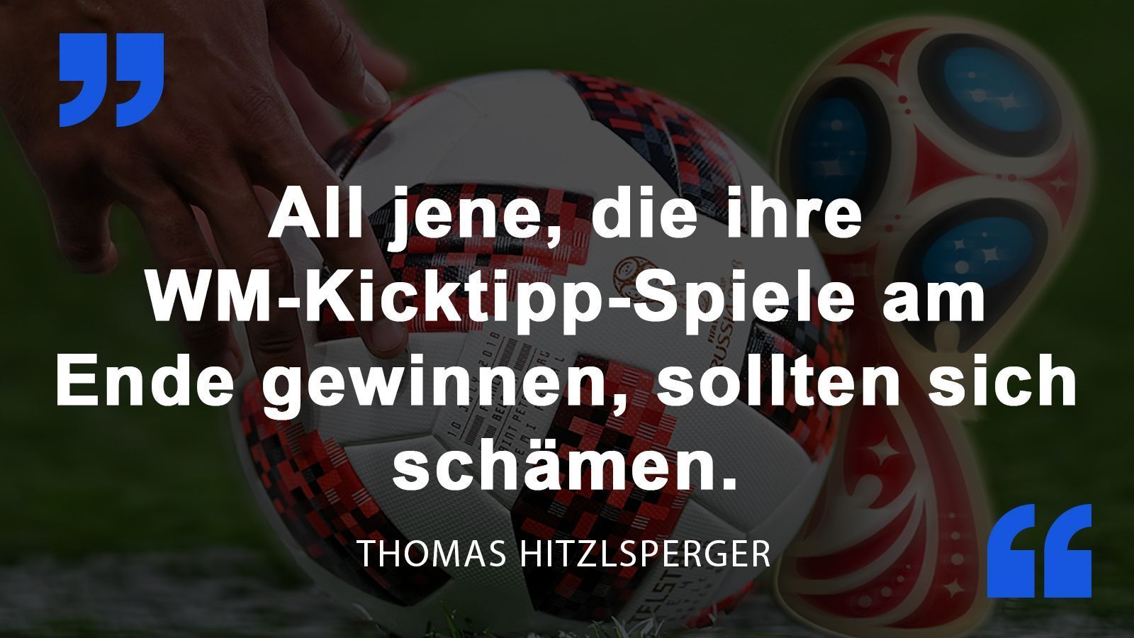 
                <strong>Thomas Hitzlsperger</strong><br>
                Der TV-Experte über die teils überraschenden Ergebnisse bei der WM.
              