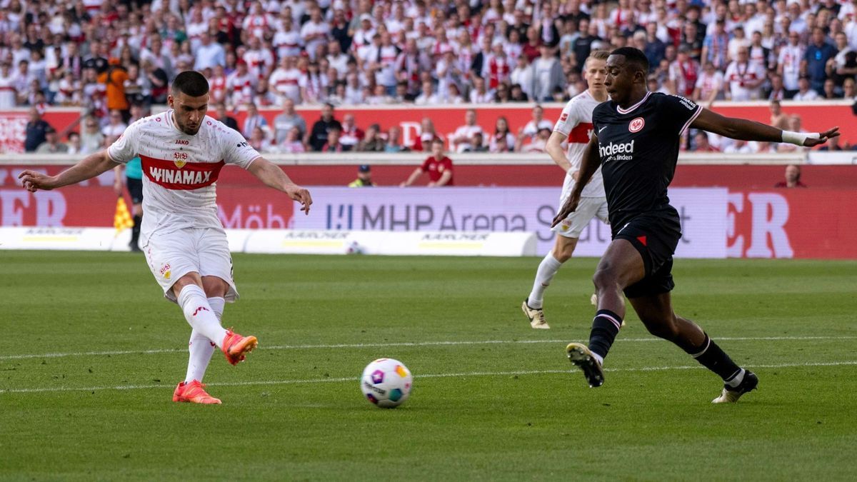 Deniz Undav erzielt das 2:0 für den VfB Stuttgart