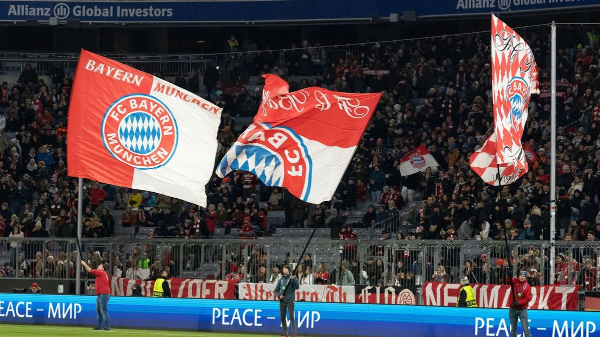Bayern-Fans beim bisherigen Rekordspiel