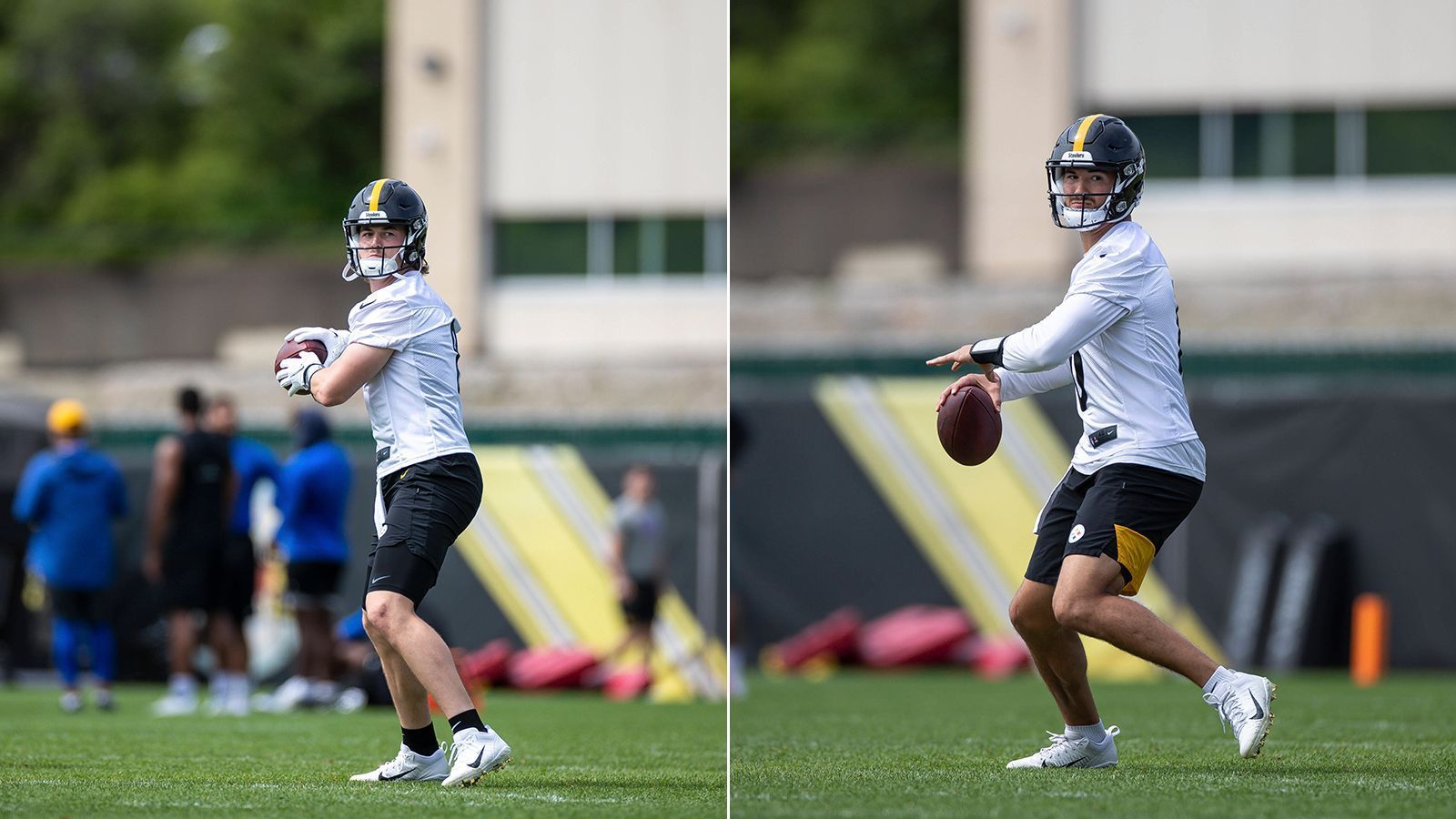 
                <strong>Kenny Pickett vs. Mitch Trubisky</strong><br>
                Zwei ehemalige Erstrunden-Picks wollen die Pittsburgh Steelers am ersten Spieltag als Starter aufs Feld führen. Rookie Kenny Pickett gilt als Quarterback, der sich schnell an das NFL-Niveau gewöhnen und in die Rolle des Spielverwalters schlüpfen kann. Allerdings fehlt es dem 24-Jährigen ein wenig an physischem Potenzial. 
              