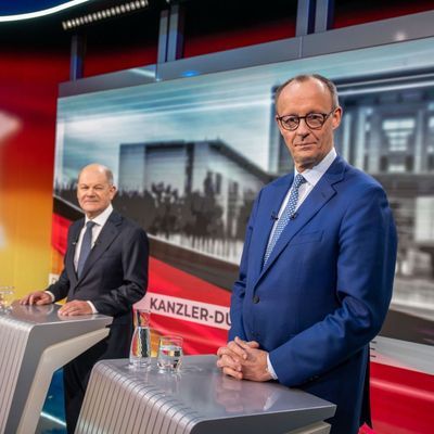 TV-Duell zwischen Scholz und Merz