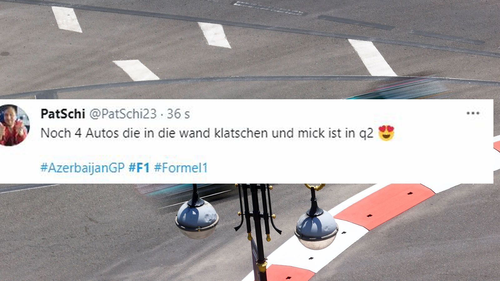 
                <strong>Hoffnung für Mick?</strong><br>
                So mancher Fan erhoffte sich schon Historisches von Mick Schumacher. Am Ende sollte es jedoch nicht reichen, weil nicht genug Fahrer patzten.
              